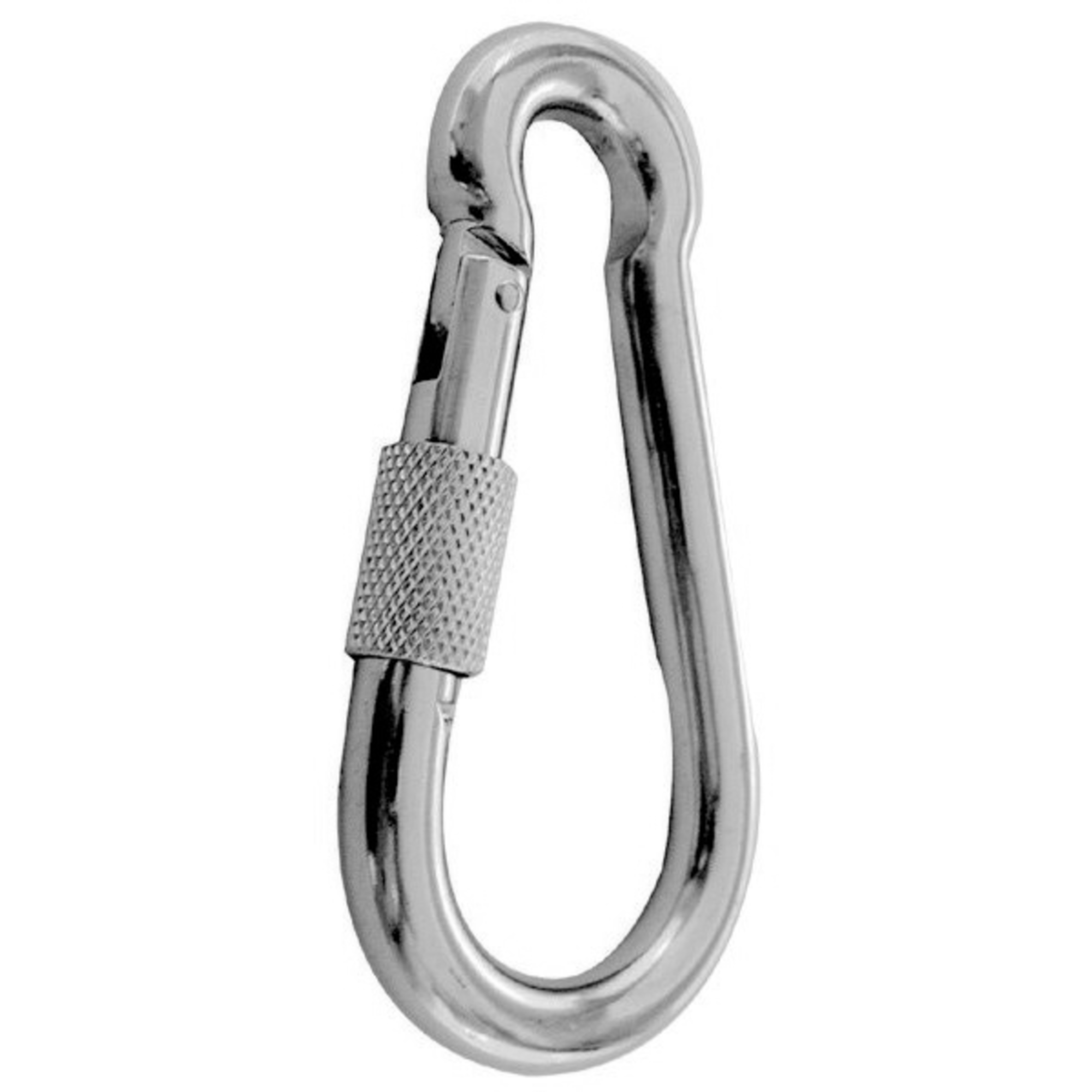 Schraubkarabiner - Edelstahl Rostfrei