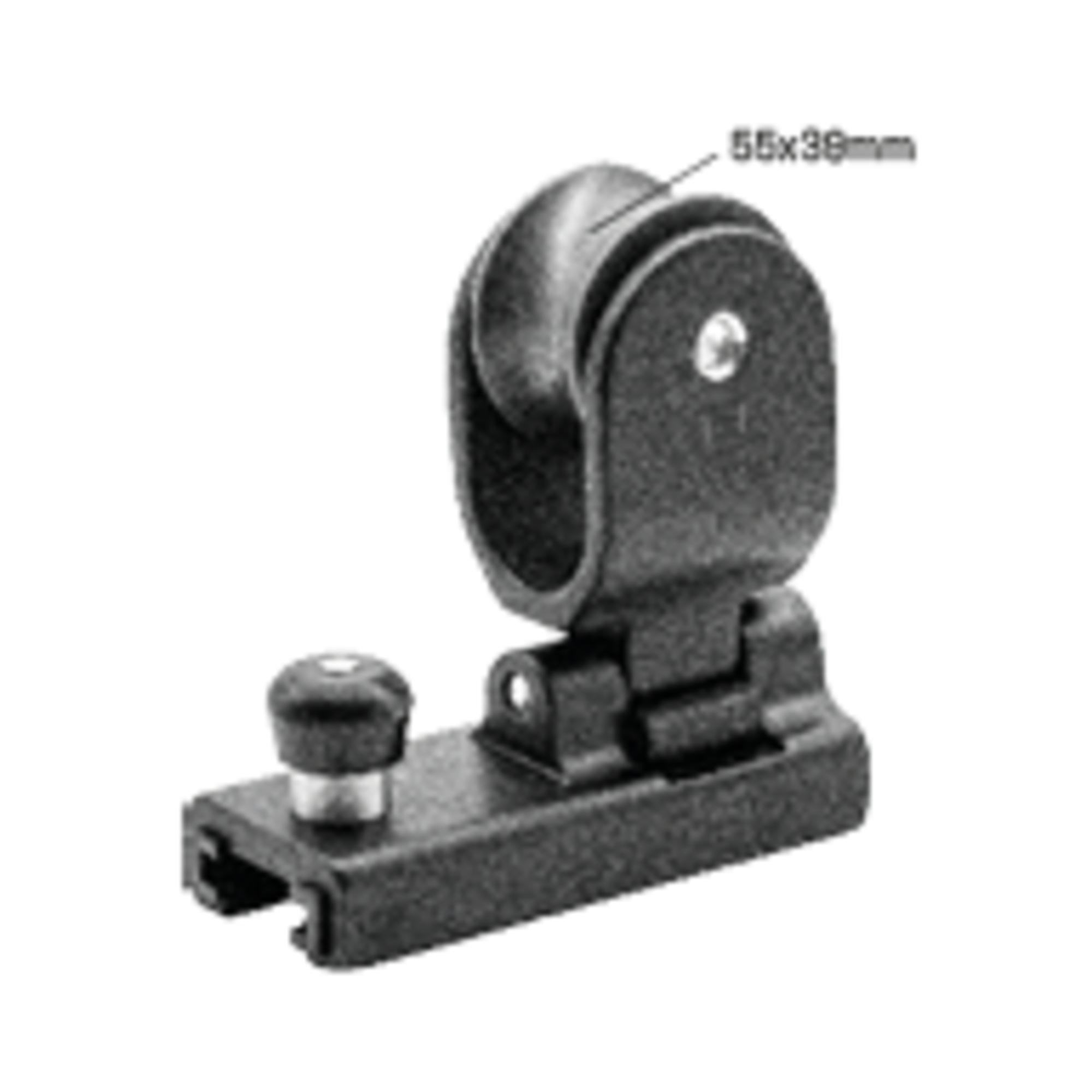 Genuaschlitten Gleitlager für Schiene 32 x 6 mm - 1 Rolle, Gleitschuhe