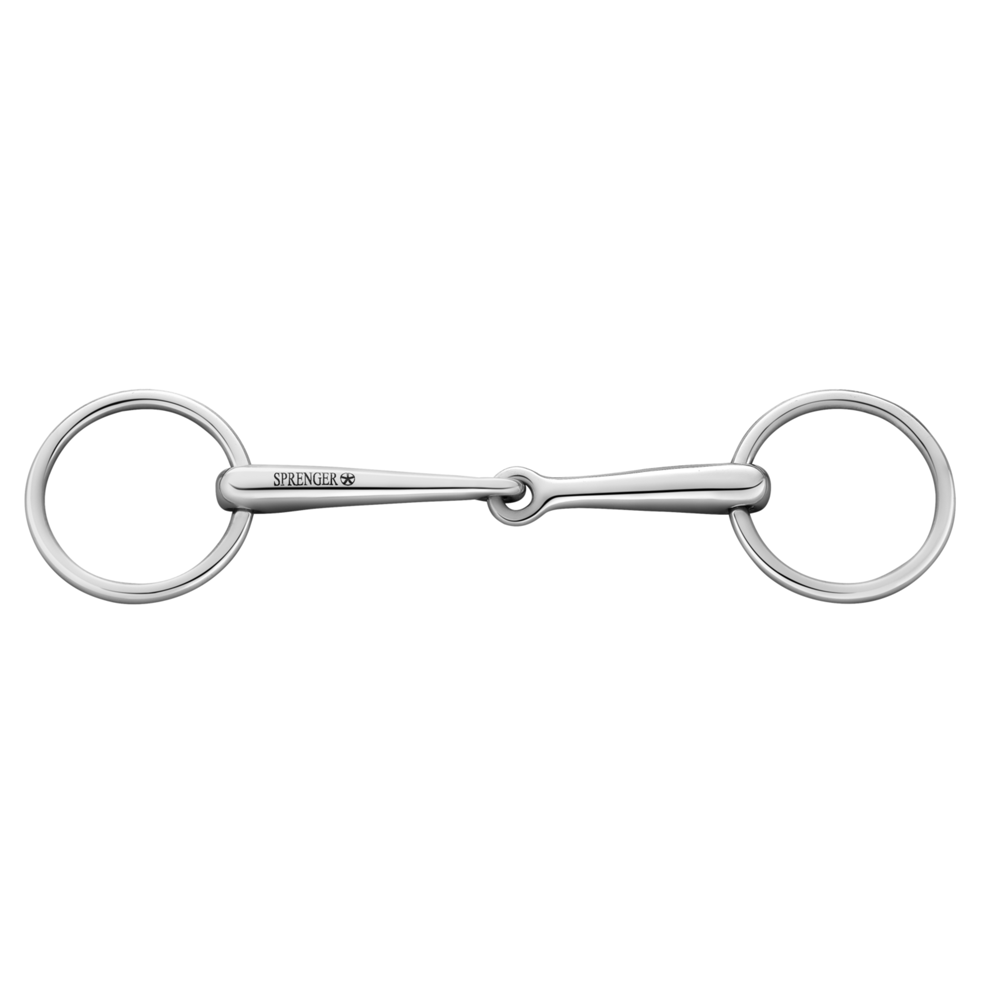 Unterlegtrense 14 mm einfach gebrochen - Edelstahl rostfrei