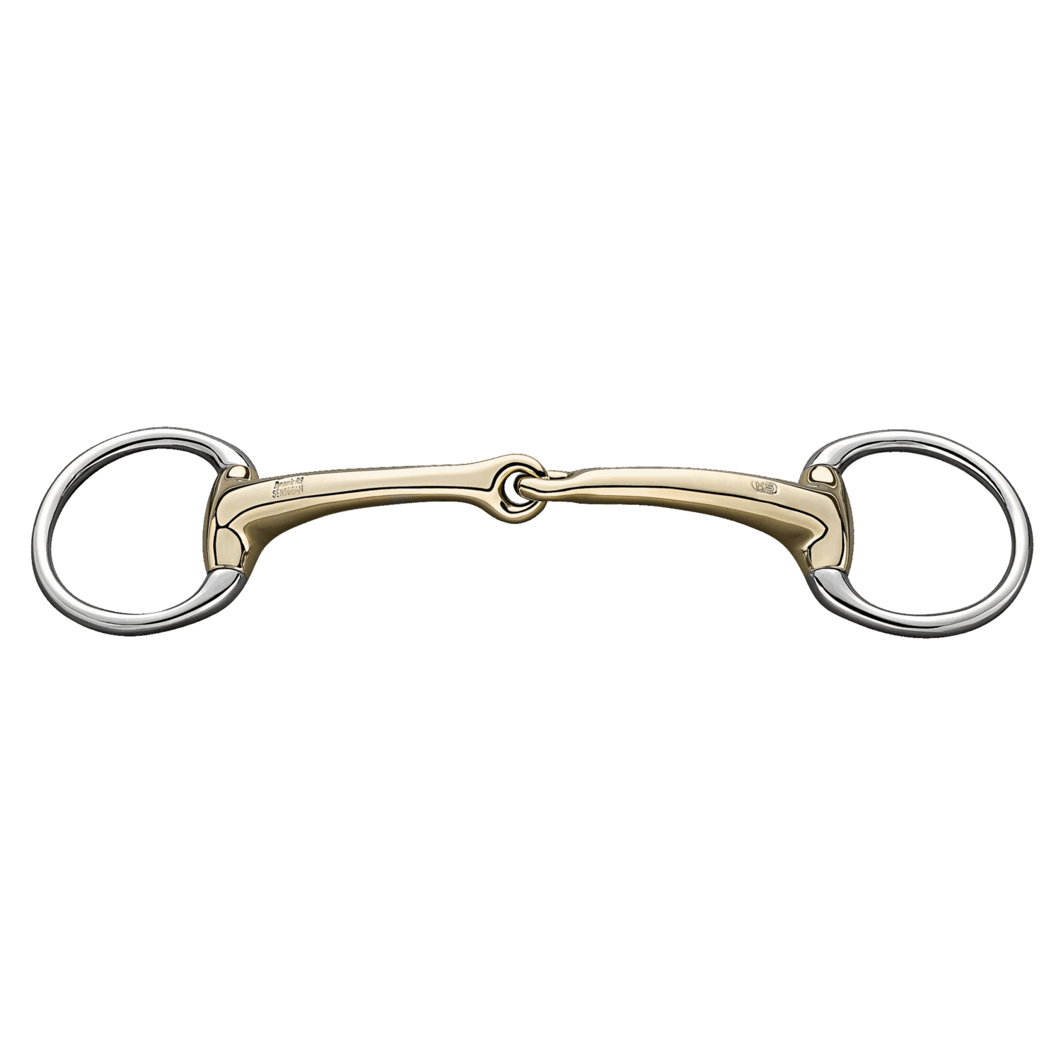 Dynamic RS Olivenkopf Unterlegtrense 14 mm einfach gebrochen - Sensogan