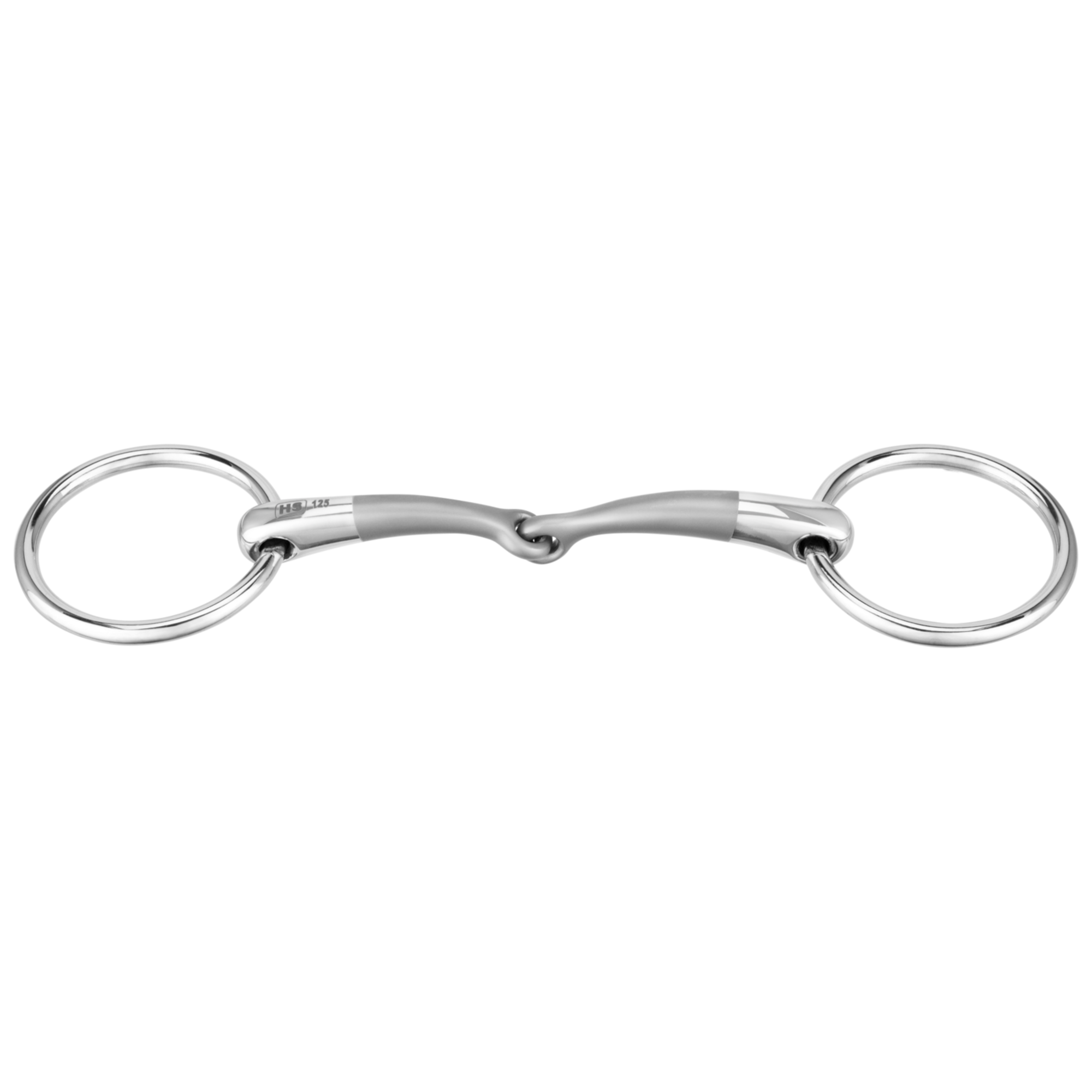 SATINOX Unterlegtrense 12 mm einfach gebrochen - Edelstahl rostfrei