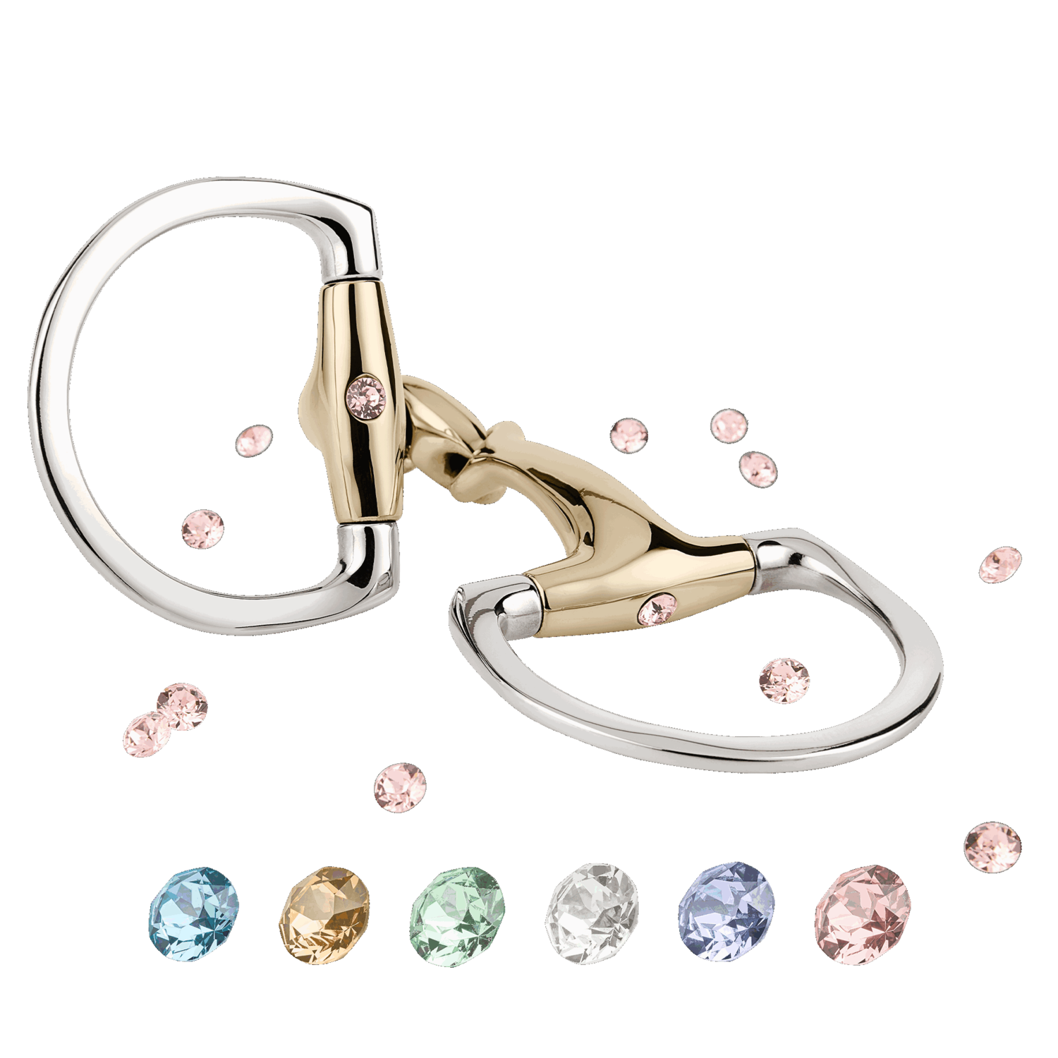 Dynamic RS Olivenkopfgebiss mit D-förmigem Ring 16 mm doppelt gebrochen