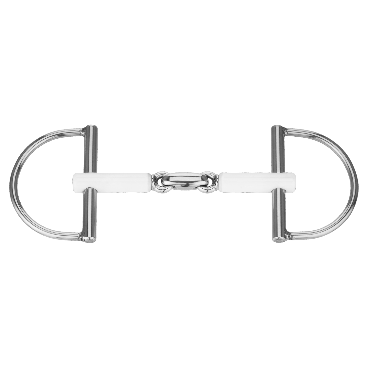 NATHE Control D-Ring Gebiss, doppelt gebrochen, mit Stangenwirkung, 15 mm