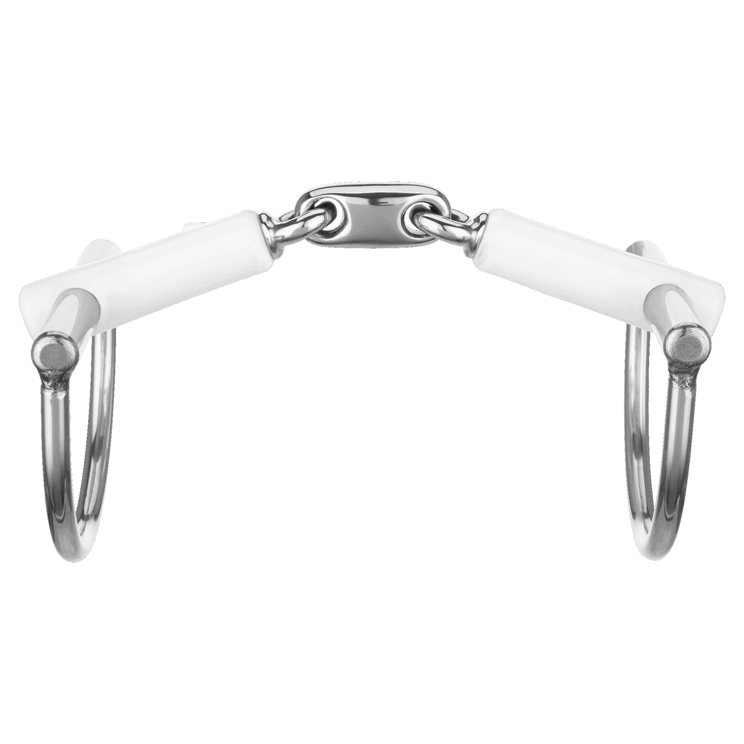 NATHE Control D-Ring Gebiss, doppelt gebrochen, mit Stangenwirkung, 15 mm