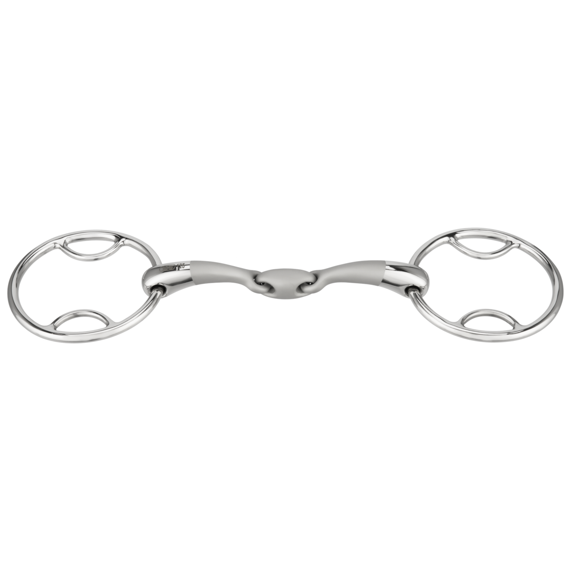 SATINOX Multi Ring 14 mm doppelt gebrochen - Edelstahl rostfrei