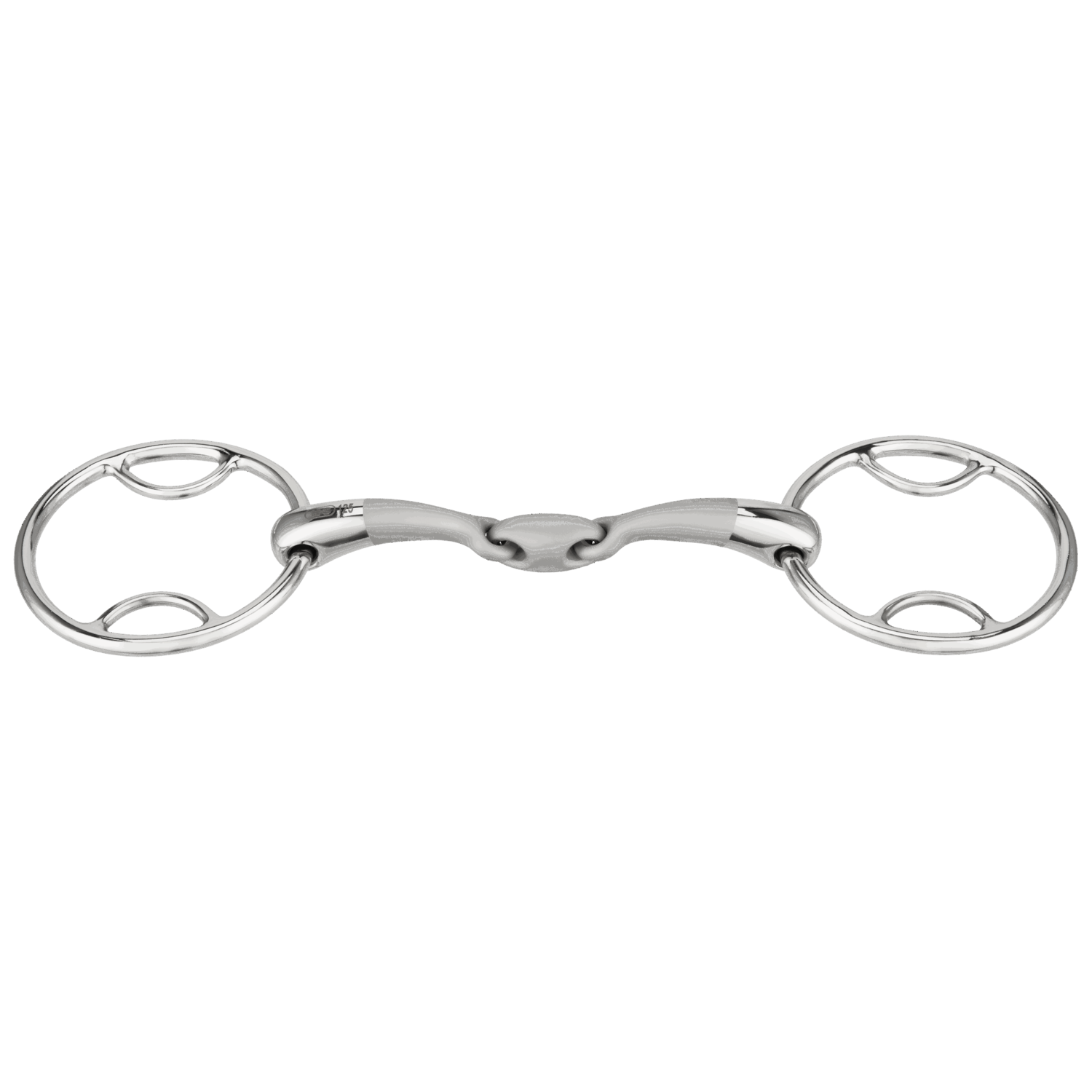 SATINOX Multi Ring 14 mm doppelt gebrochen - Edelstahl rostfrei