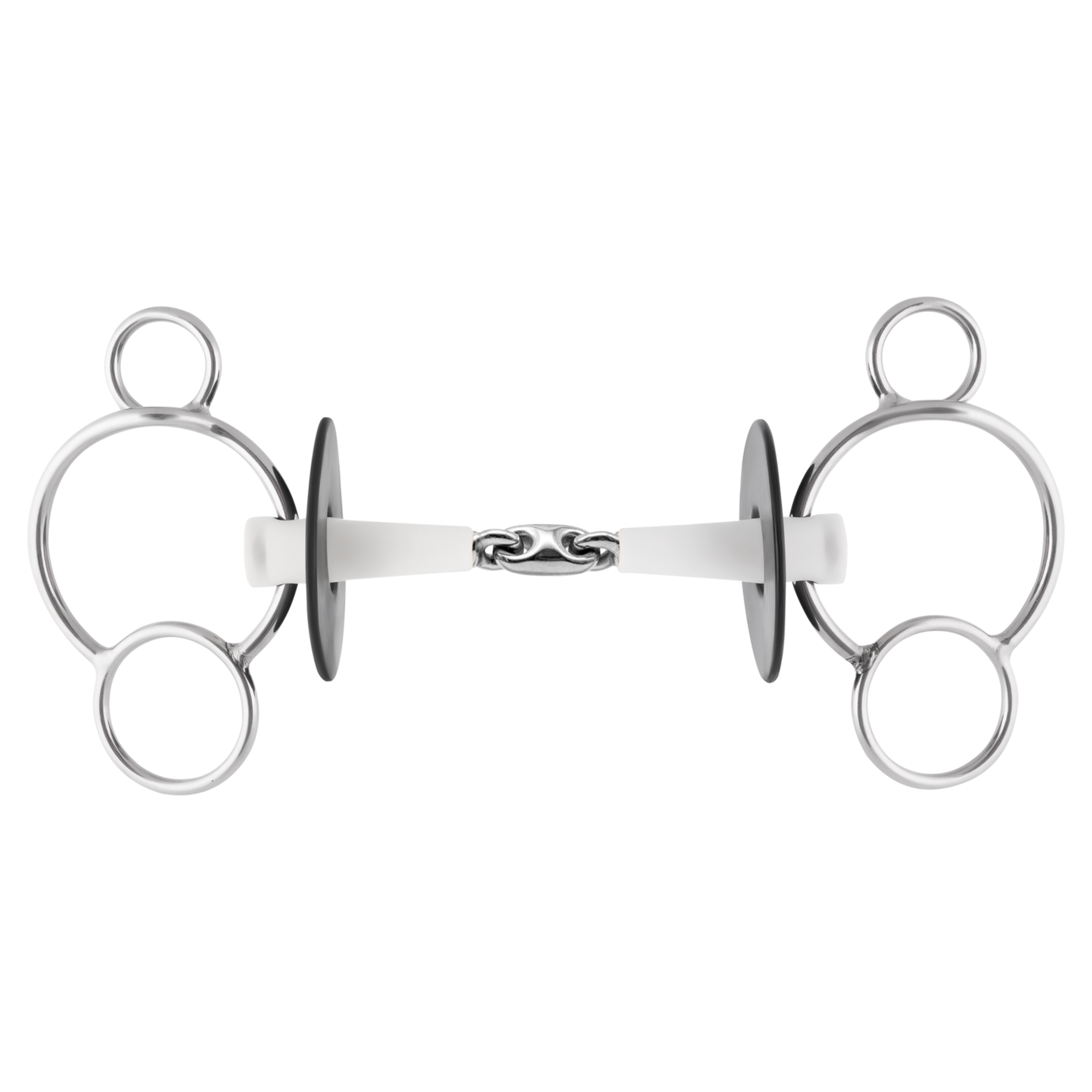 NATHE 3-Ring Gebiss 18 mm doppelt gebochen