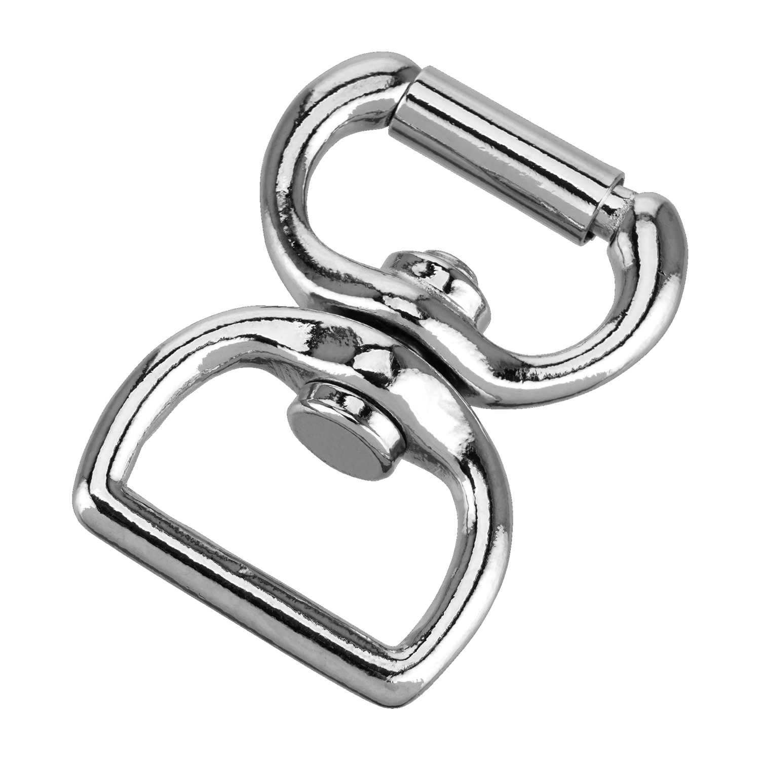 Longierwirbel - Messing vernickelt, lichte Weite 23 mm