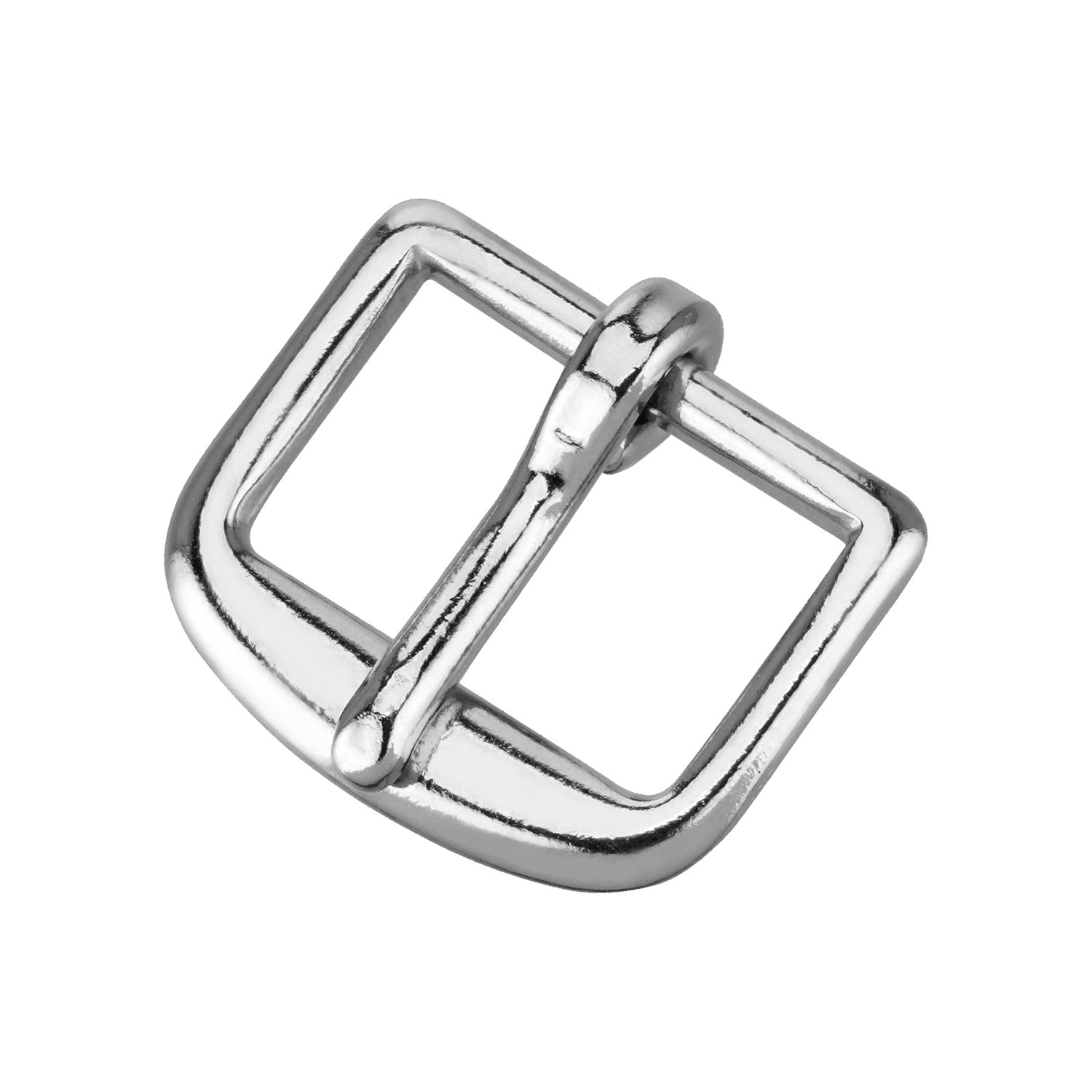 Zaumschnalle, gestanzt, hohe Festigkeit - Argentan poliert