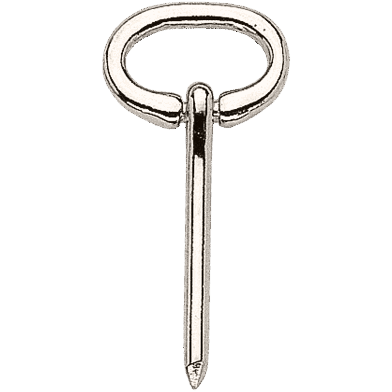 Vorderzeugfallring - Argentan poliert, lichte Weite 21 mm