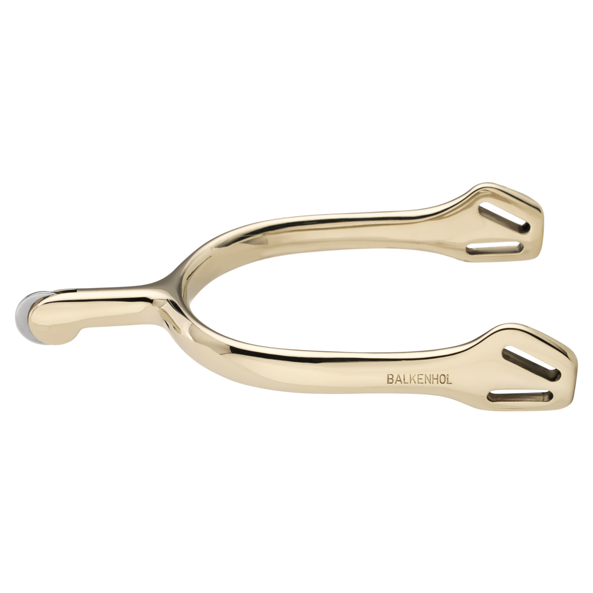 Balkenhol Herrensporen - Argentan handpoliert, 40 mm, mit kleinem Ballrad