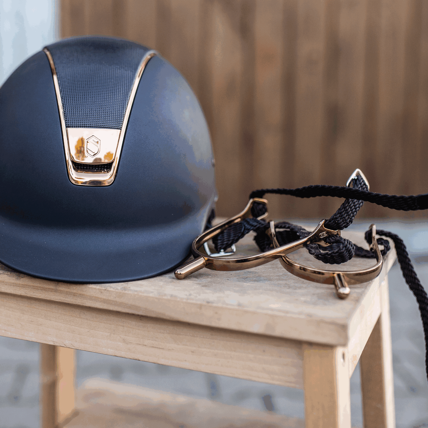 Ultra fit Sporen - Edelstahl rostfrei bronze, 25 mm abgerundet