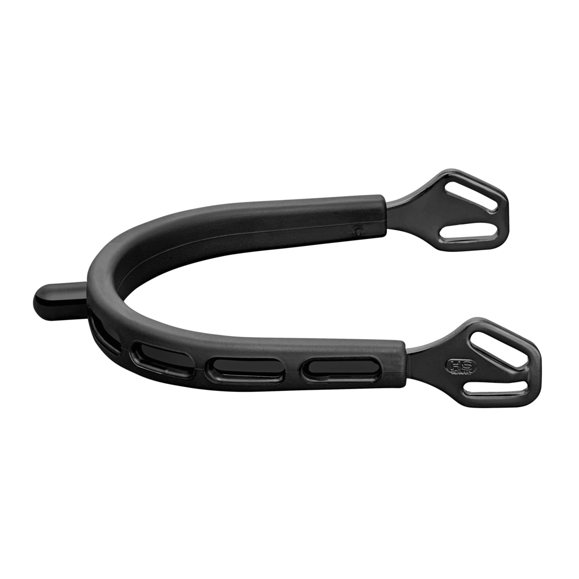 ULTRA fit EXTRA GRIP Sporen "Black Series" - Edelstahl rostfrei anthrazit, 15 mm abgerundet