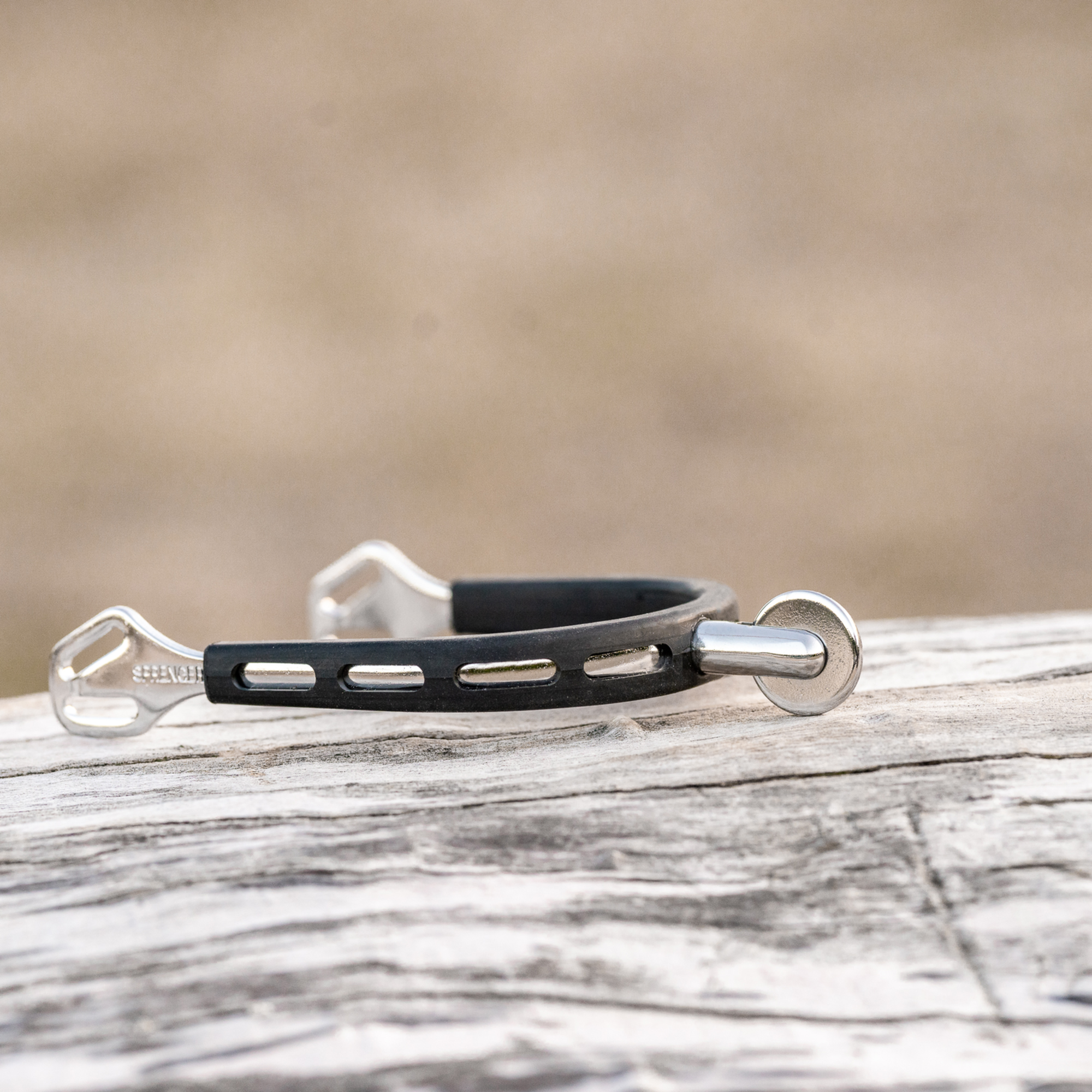 ULTRA fit EXTRA GRIP Sporen - Edelstahl rostfrei, 30 mm abgerundet mit großem Ballrad