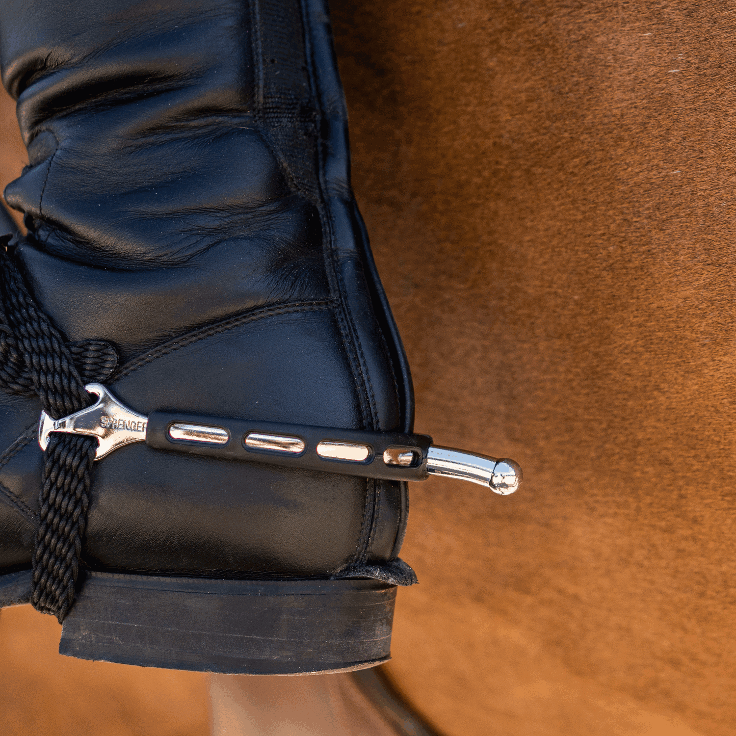 ULTRA fit EXTRA GRIP Sporen - Edelstahl rostfrei, 30 mm kugelförmig