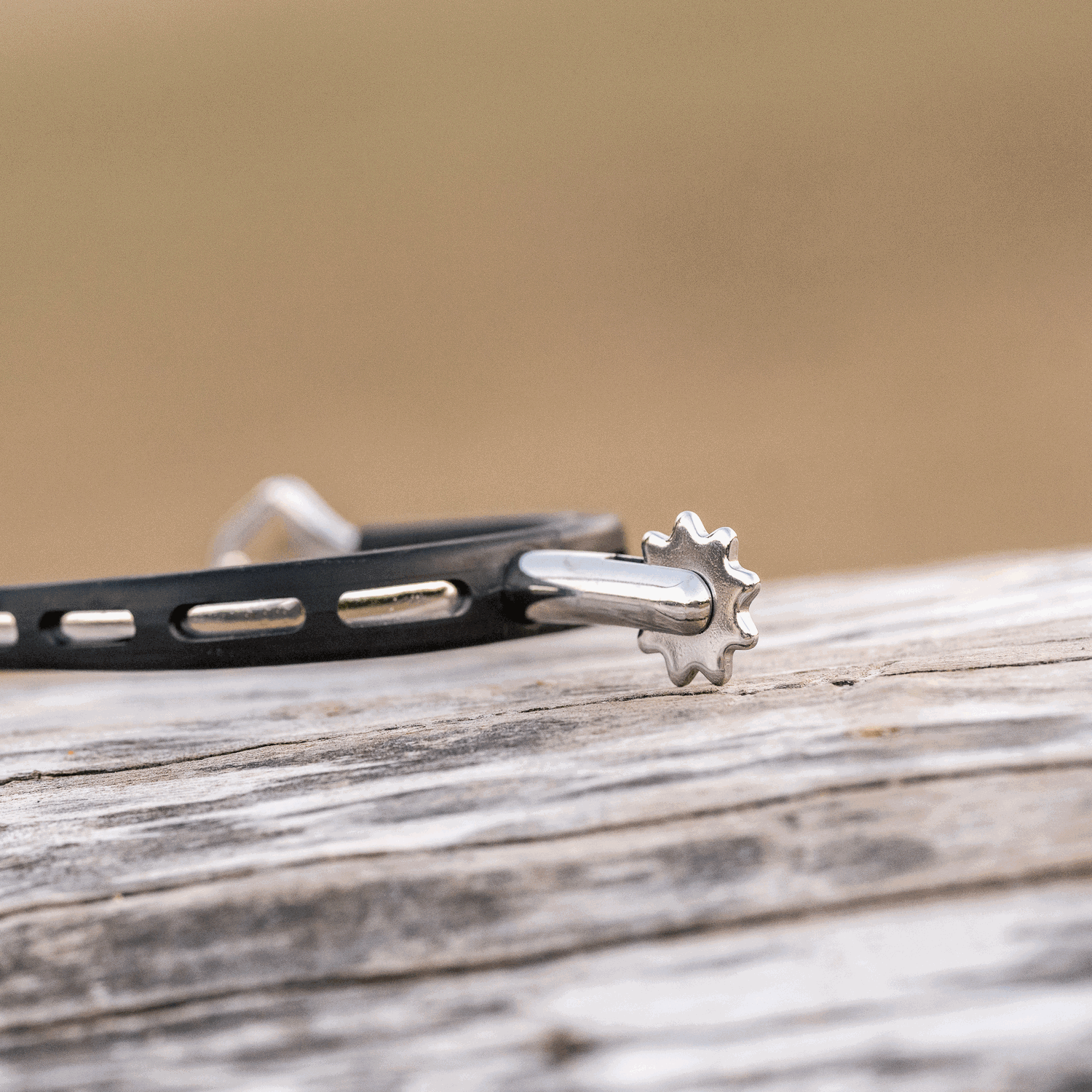 ULTRA fit EXTRA GRIP Sporen - Edelstahl rostfrei, 40 mm abgerundet mit Sonnenrad