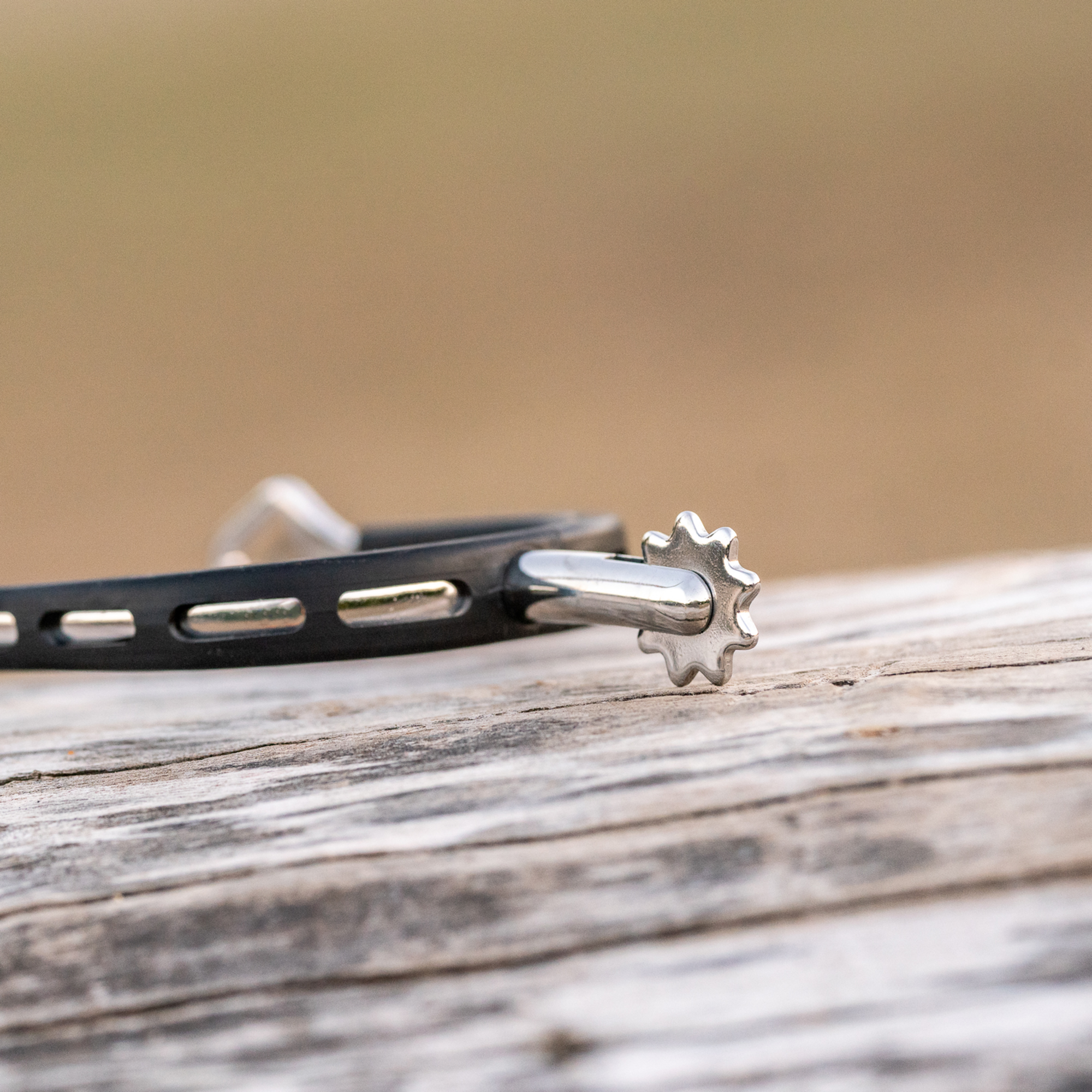 ULTRA fit EXTRA GRIP Sporen - Edelstahl rostfrei, 40 mm abgerundet mit Sonnenrad