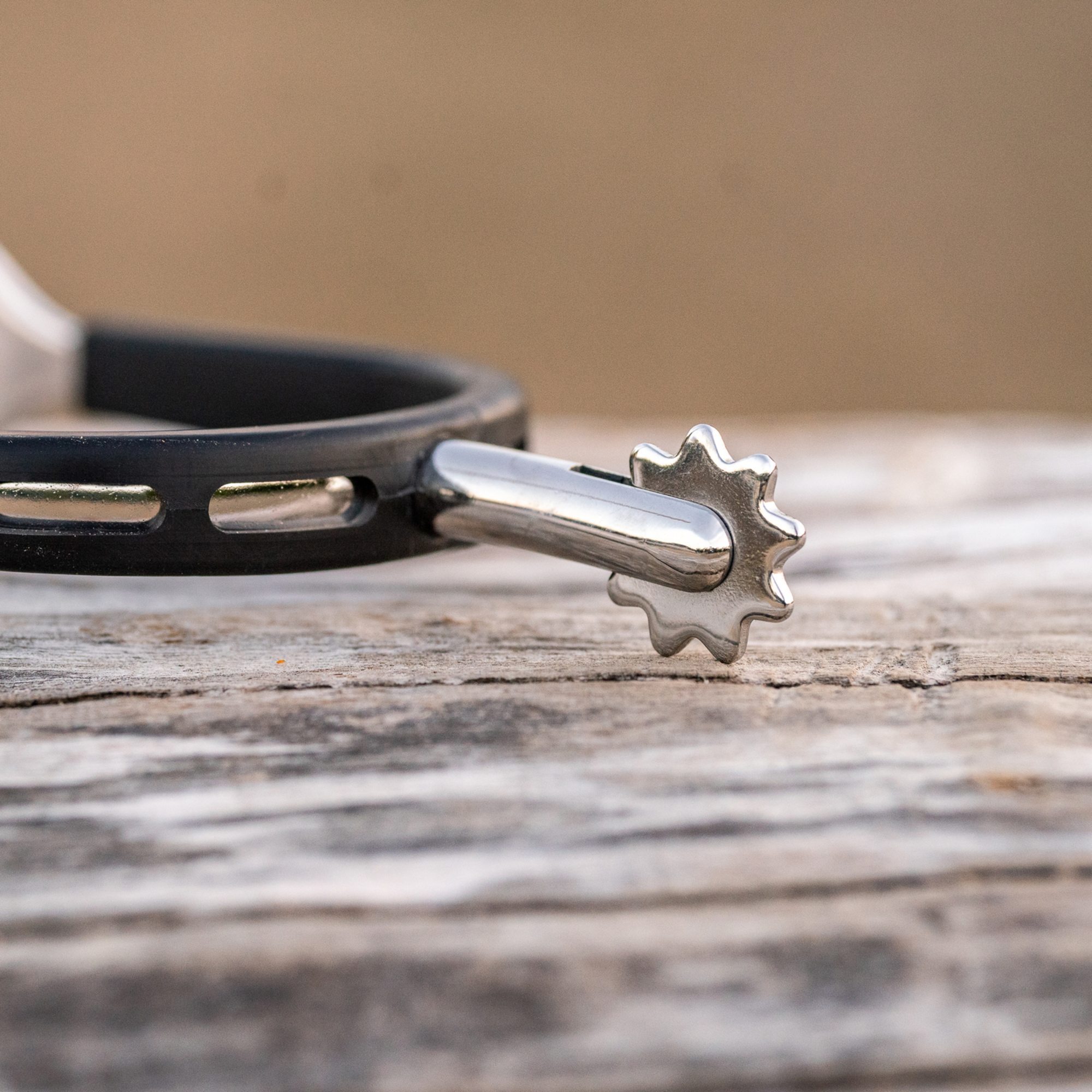 ULTRA fit EXTRA GRIP Sporen - Edelstahl rostfrei, 40 mm abgerundet mit Sonnenrad