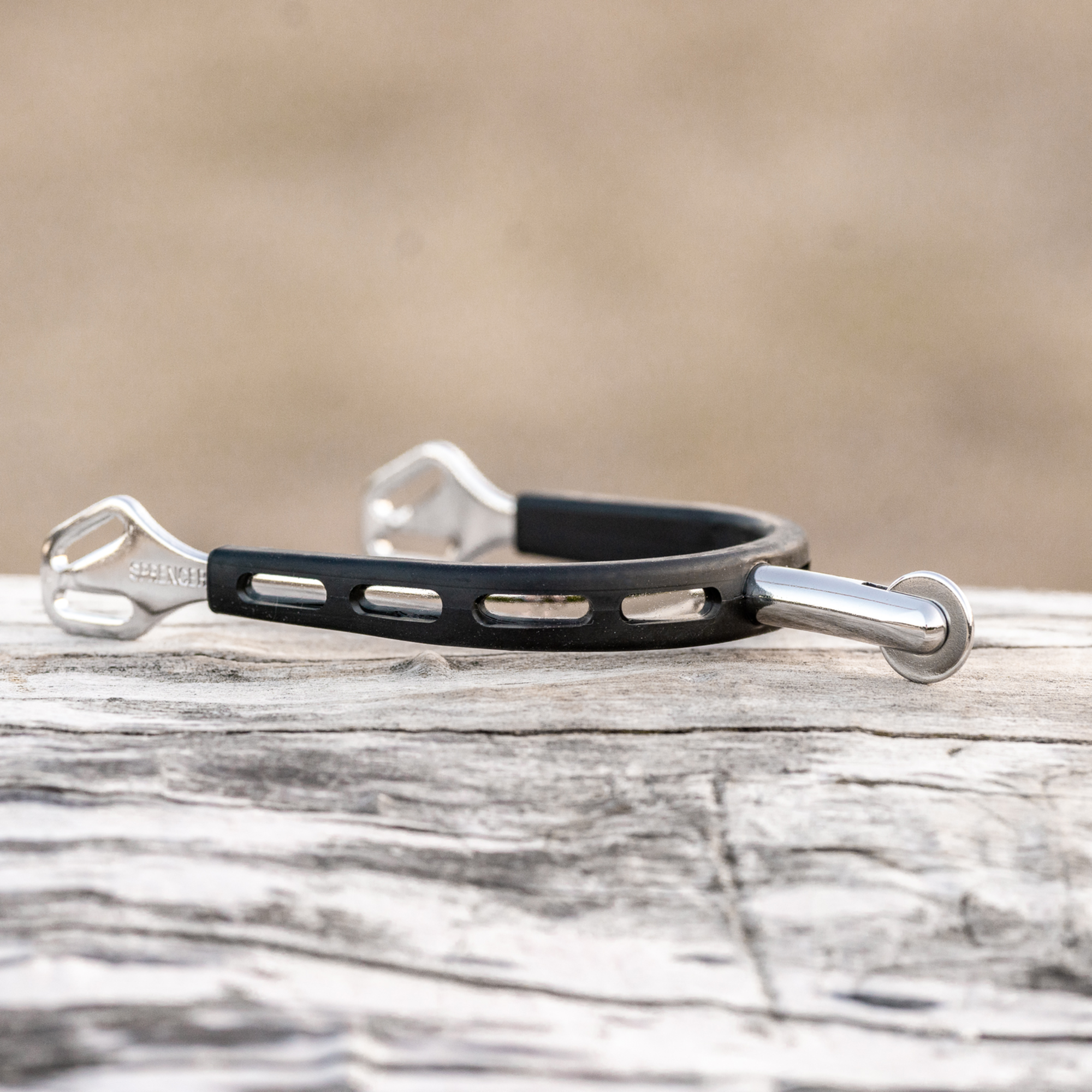 ULTRA fit EXTRA GRIP Sporen - Edelstahl rostfrei, 40 mm abgerundet mit kleinem Ballrad