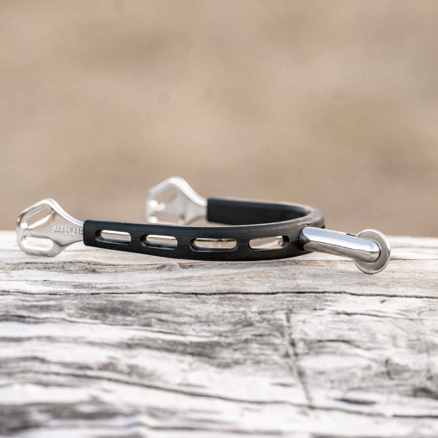 ULTRA fit EXTRA GRIP Sporen - Edelstahl rostfrei, 35 mm abgerundet mit kleinem Ballrad