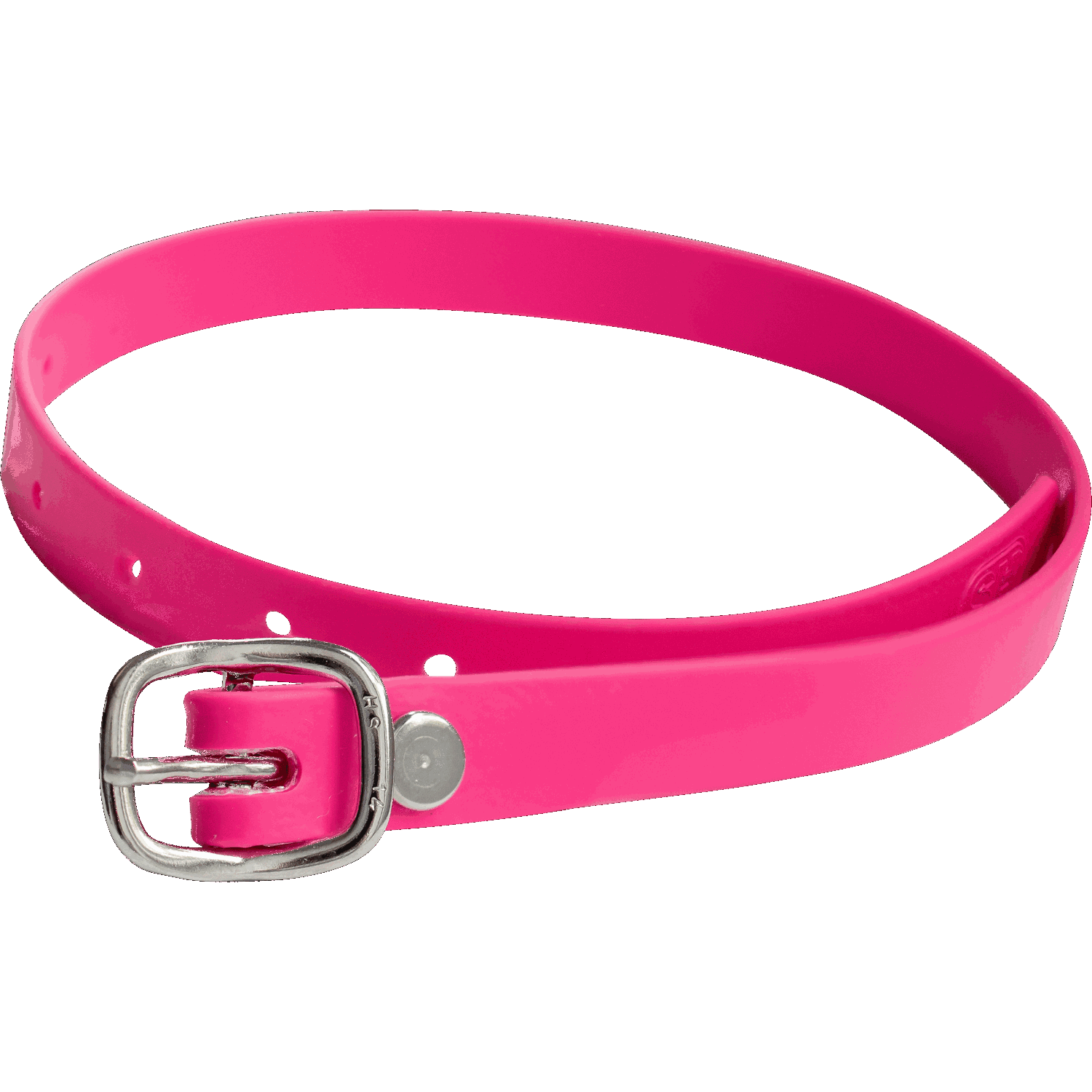 Sporenriemen - 45 cm, Biothane pink, Schnalle silber | 49187045B0-1.png | 1700897308