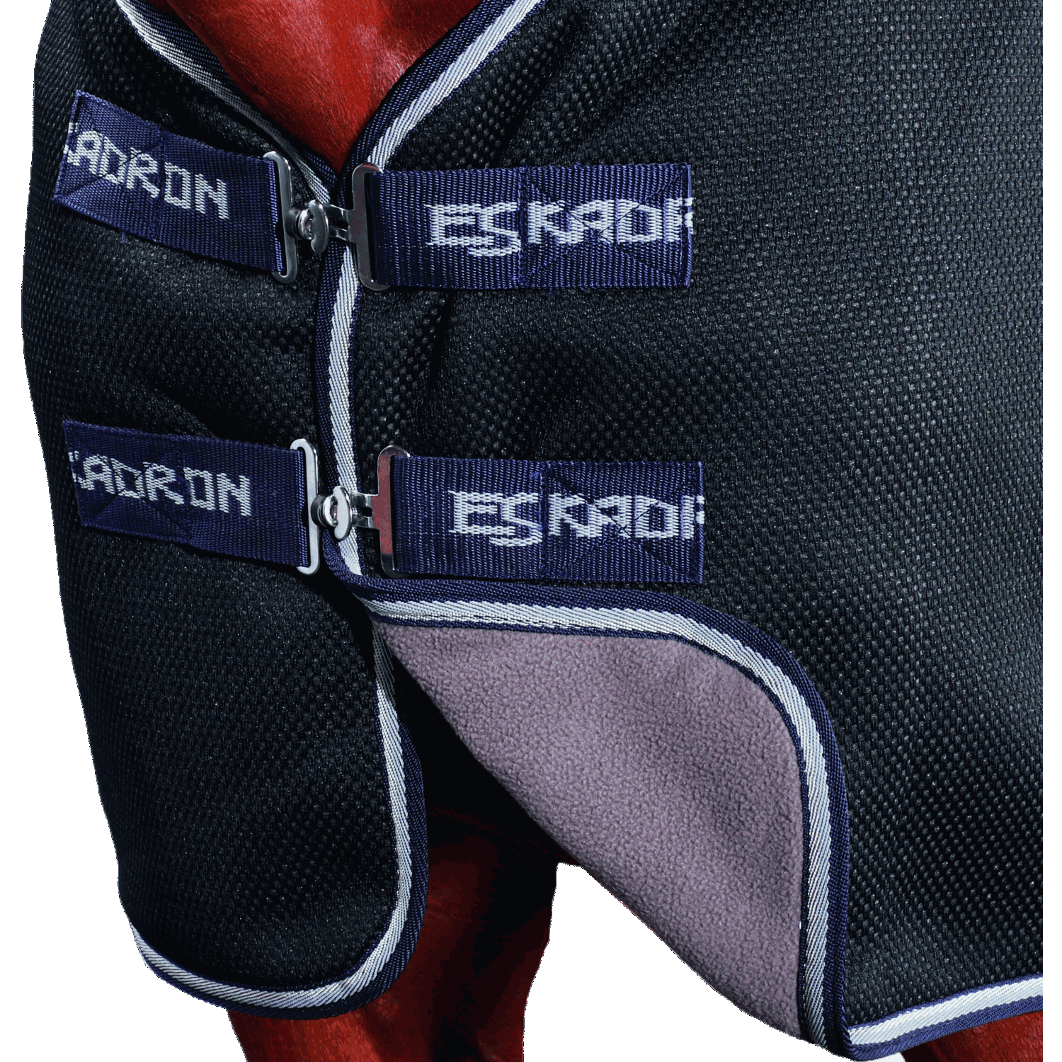 HS Schieber, geschlitzt (für Deckengurt) - Stahl vernickelt, lichte Weite 50 mm