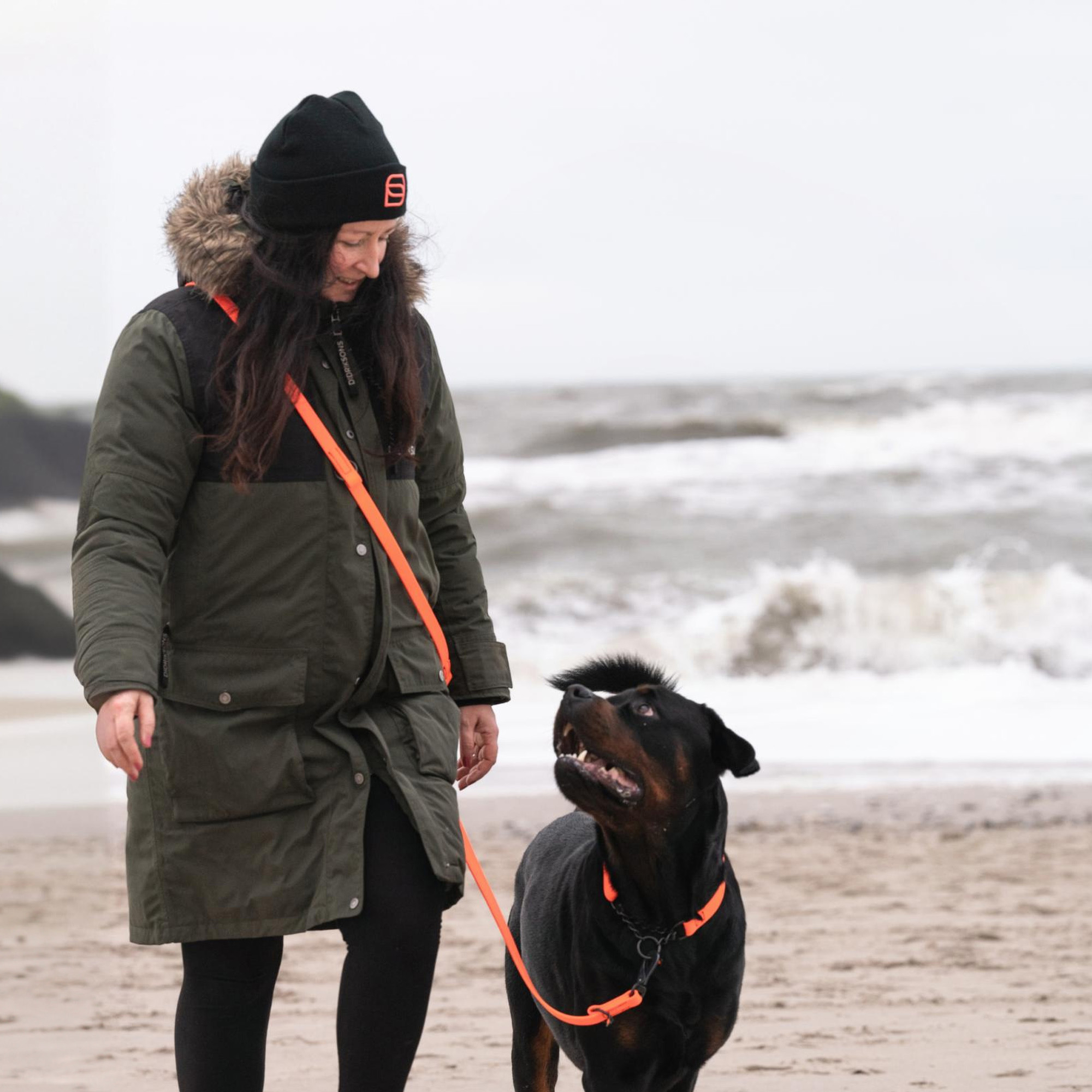 Beanie Hundesport schwarz