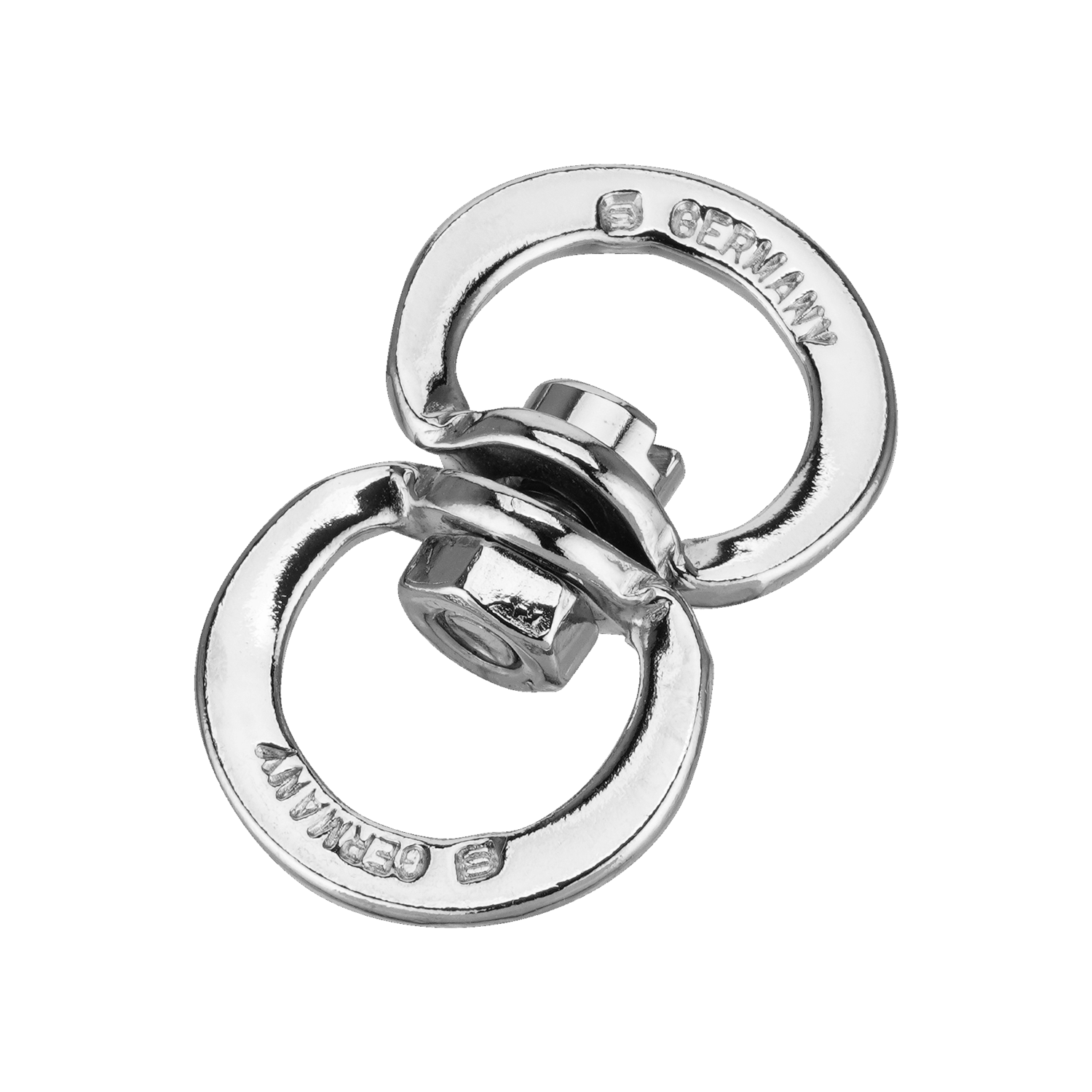 Doppelwirbel - Stahl vernickelt