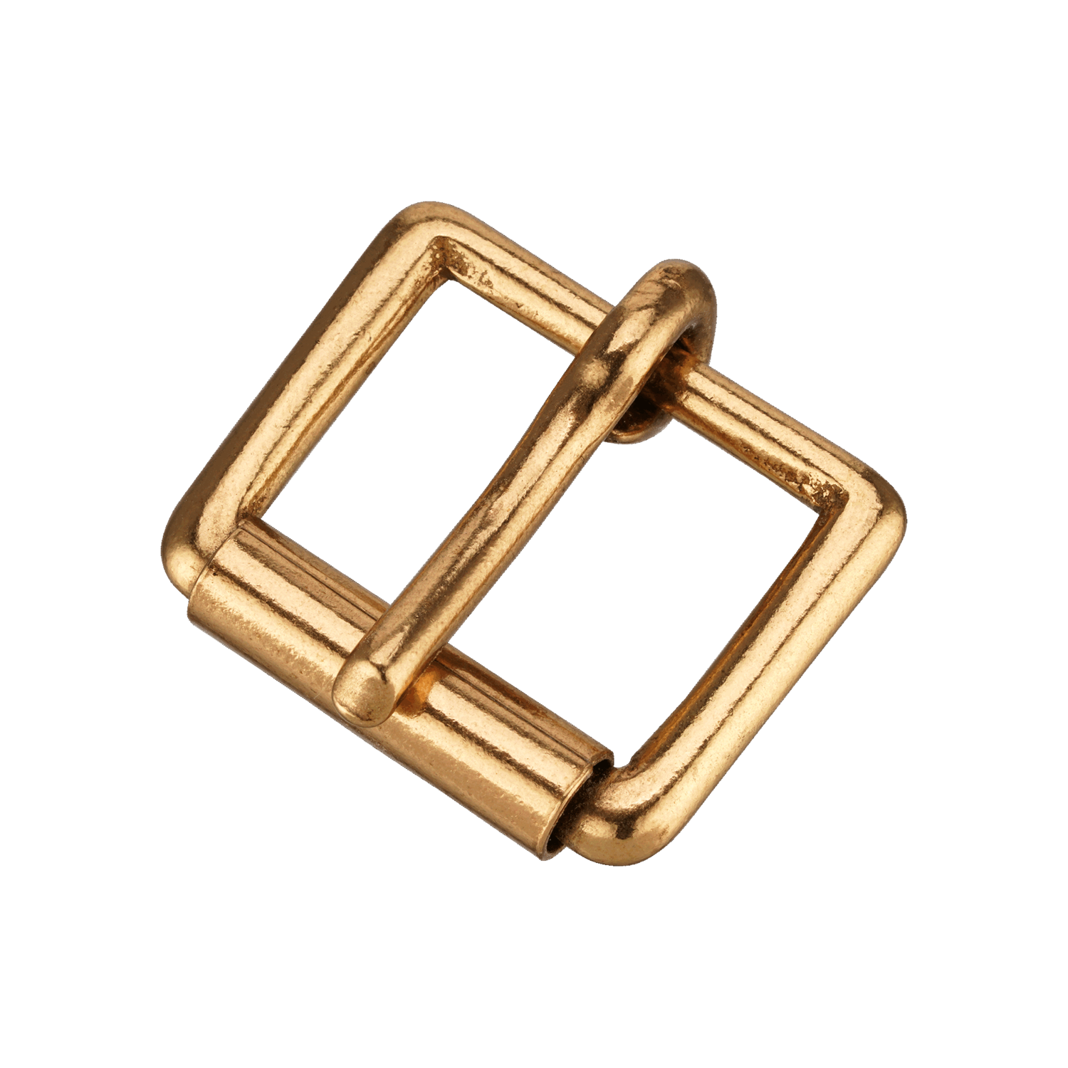 Rollschnalle - Messing poliert