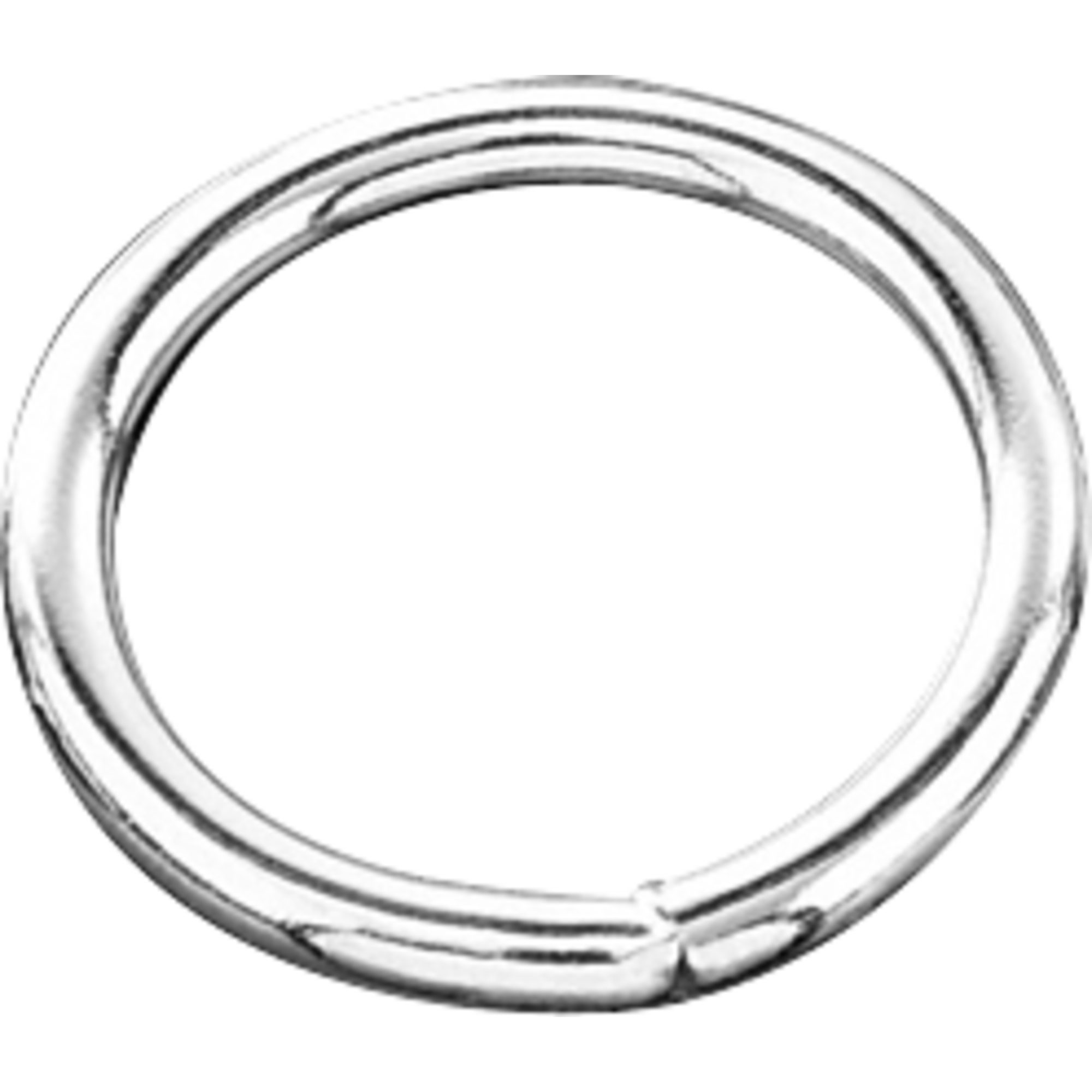 Ring - Stahl vernickelt