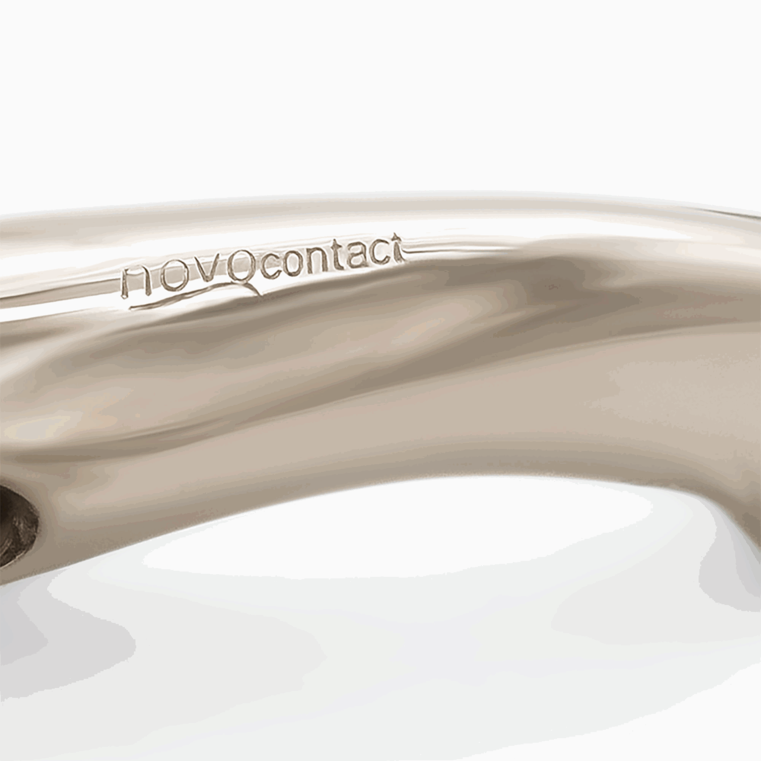 novocontact Olivenkopftrense mit D-förmigen Ringen 14 mm doppelt gebrochen - Sensogan