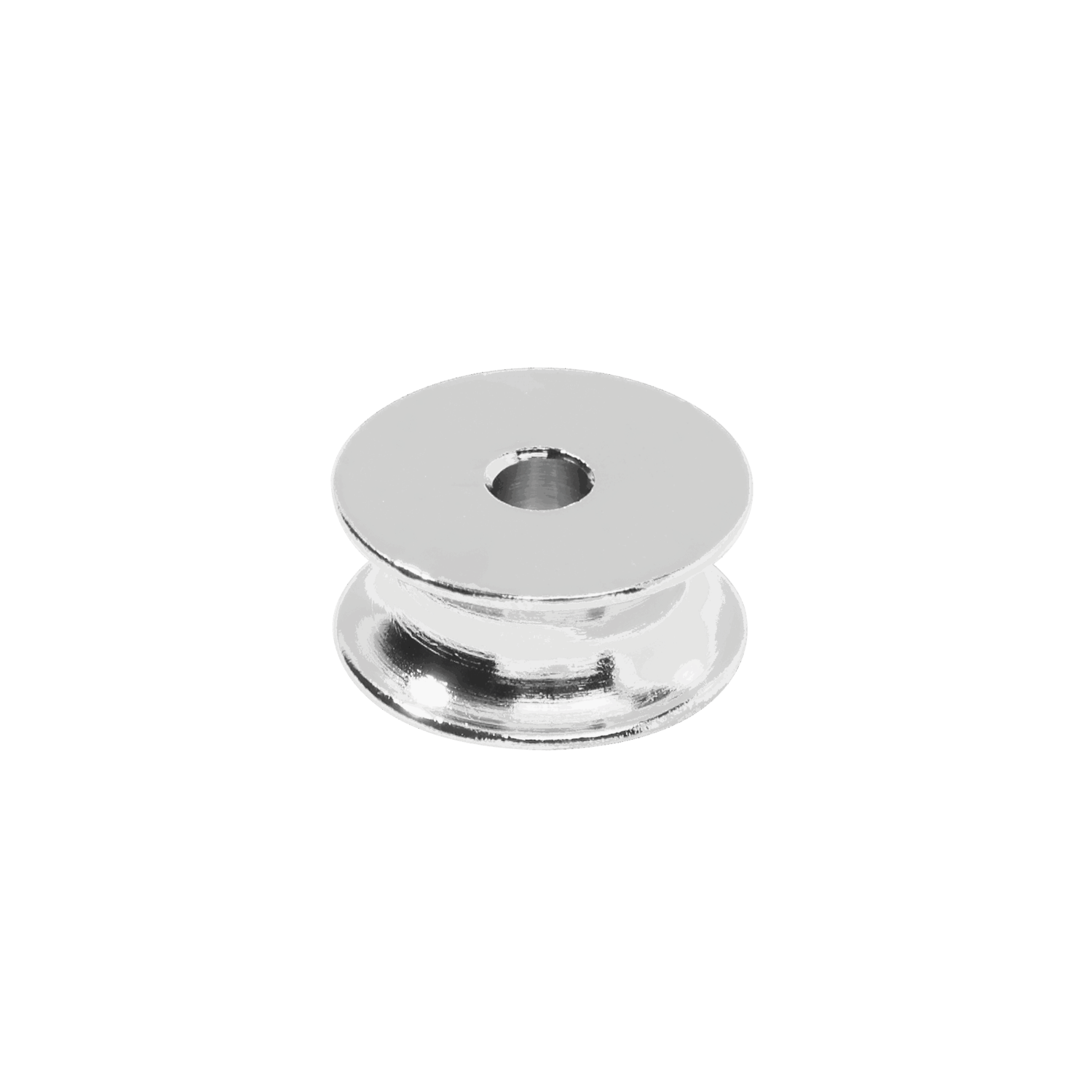 Seilrolle - Messing vernickelt