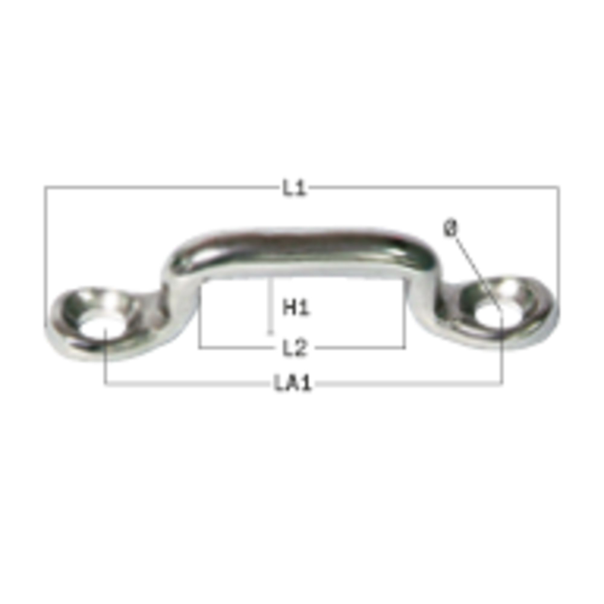 Riemenbügel - Edelstahl Rostfrei