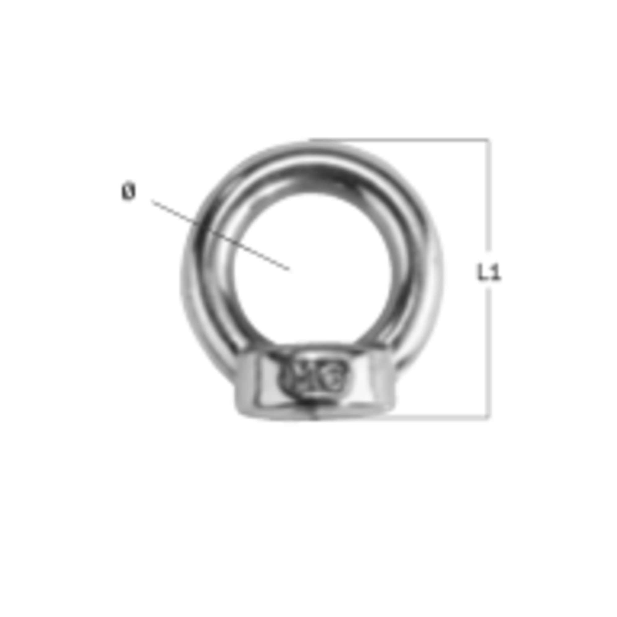 Ringmuttern - Edelstahl Rostfrei