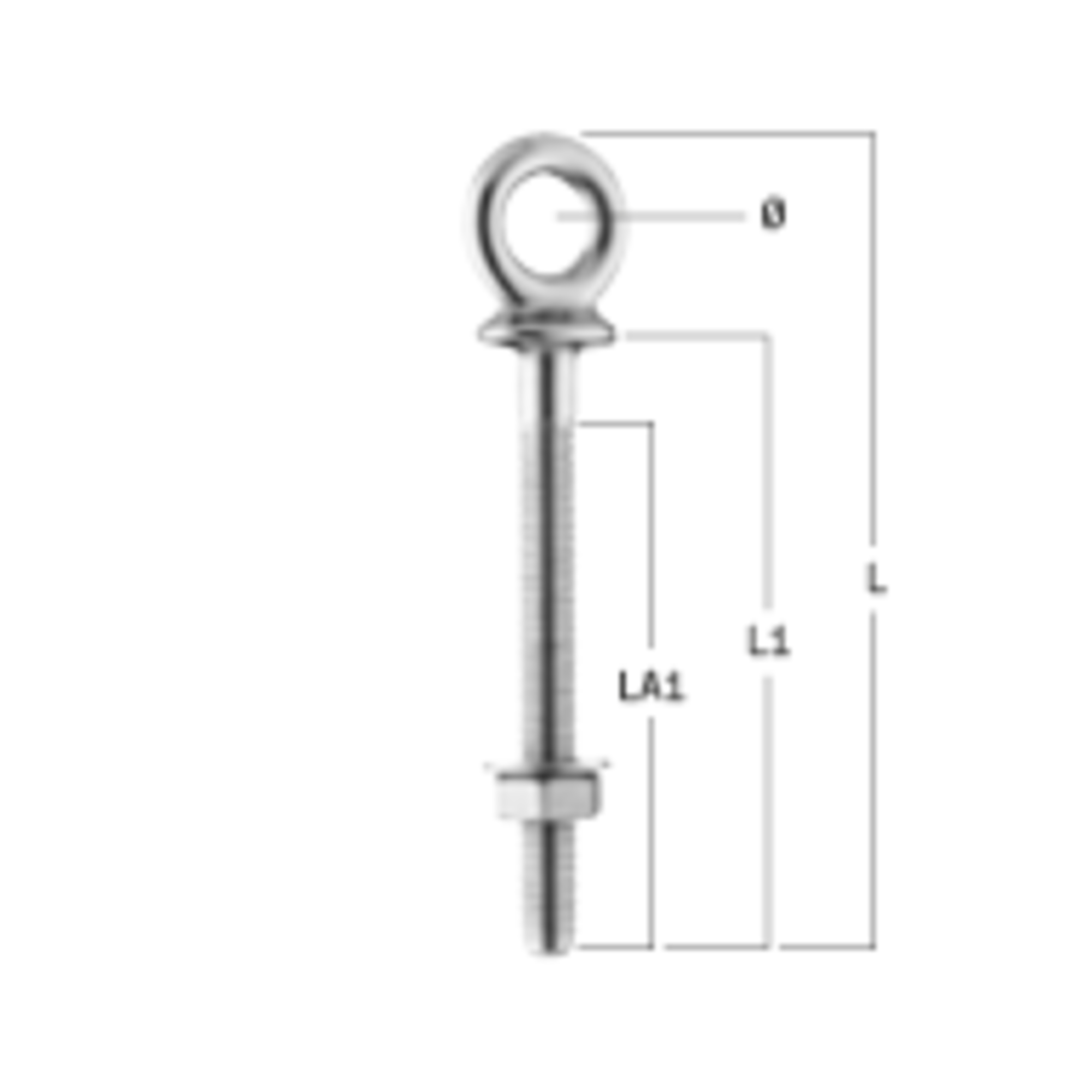 Augbolzen - Edelstahl Rostfrei