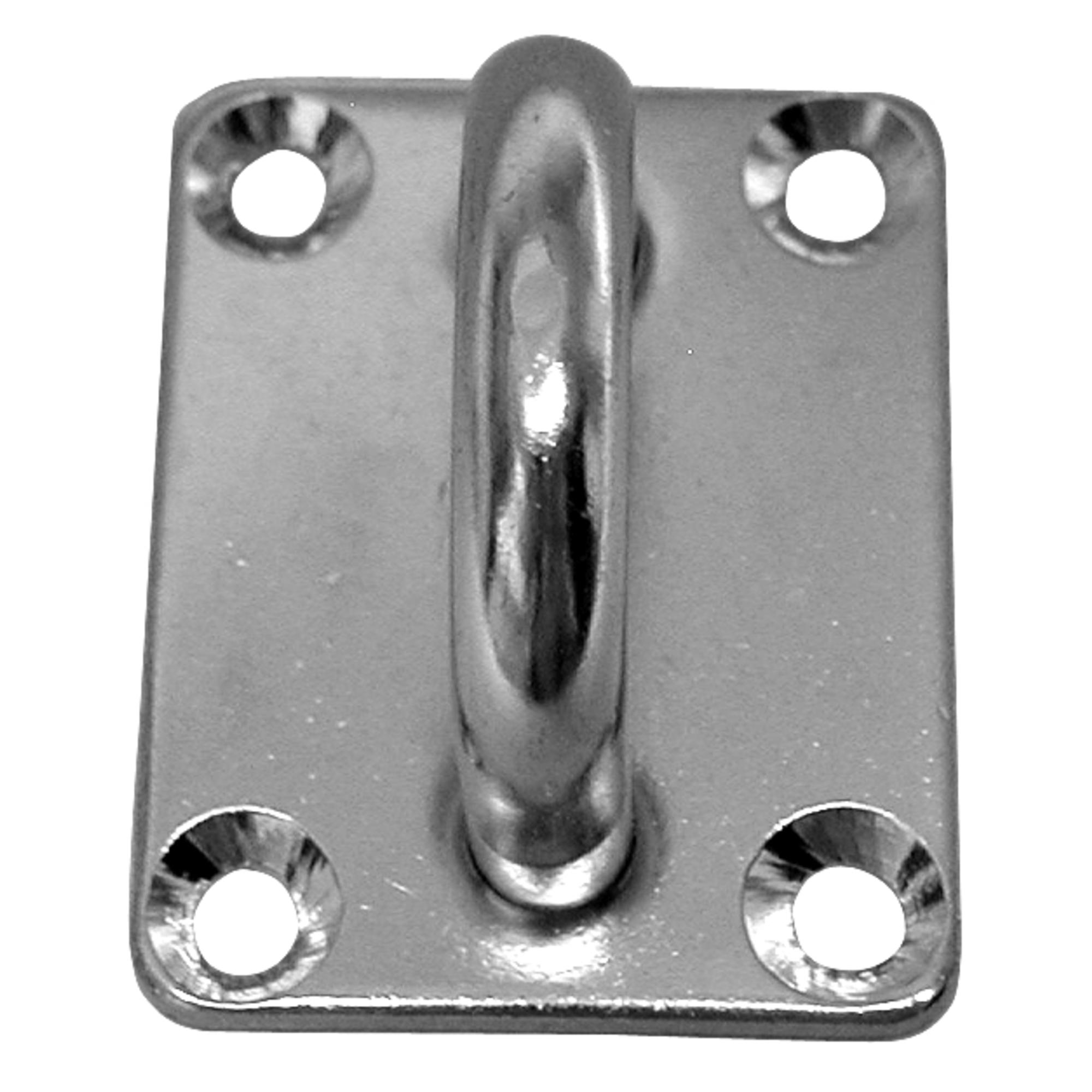 Augplatten rechteckig - Edelstahl Rostfrei