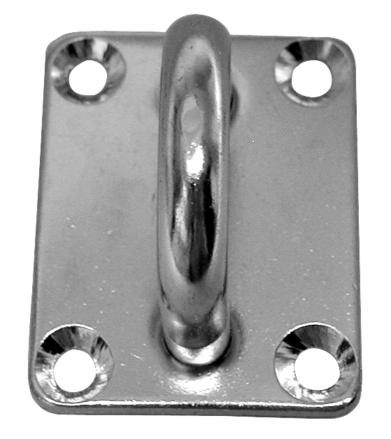 Augplatten rechteckig - Edelstahl Rostfrei