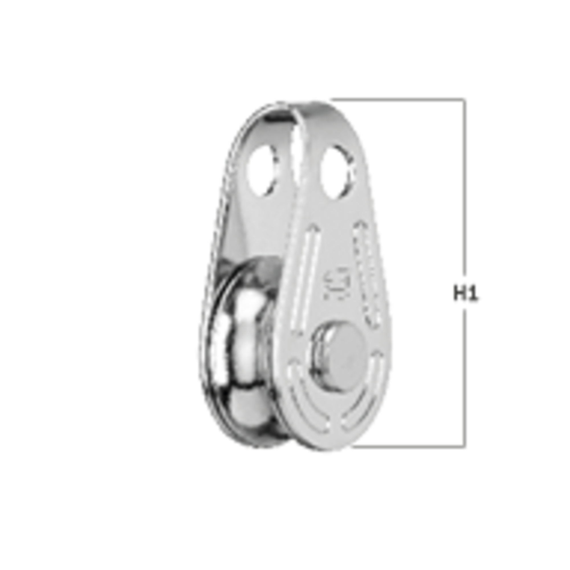 Super Mini Block Gleitlager 4 mm - 1 Rolle