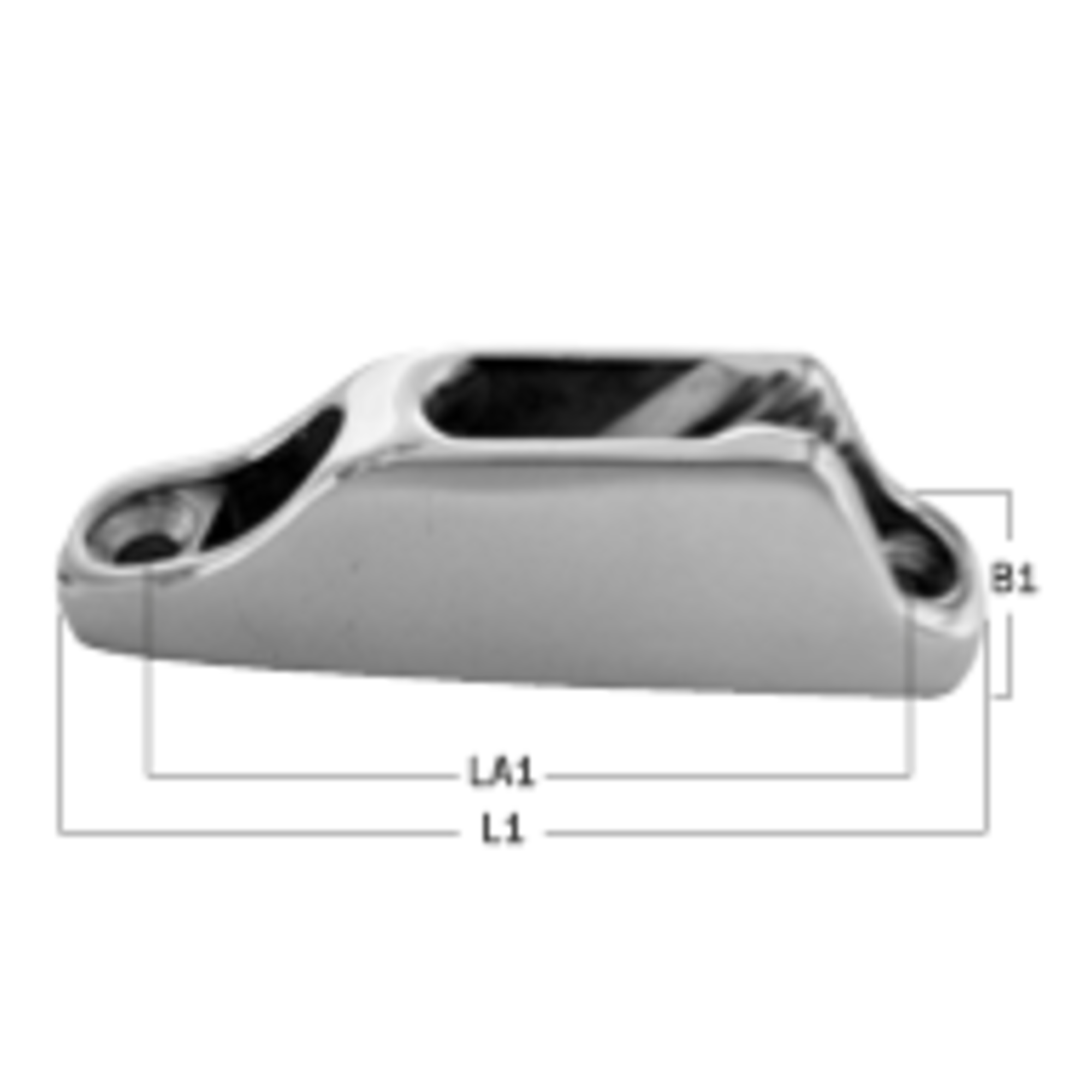 Kammklemmen 3-6 mm - Edelstahl Rostfrei