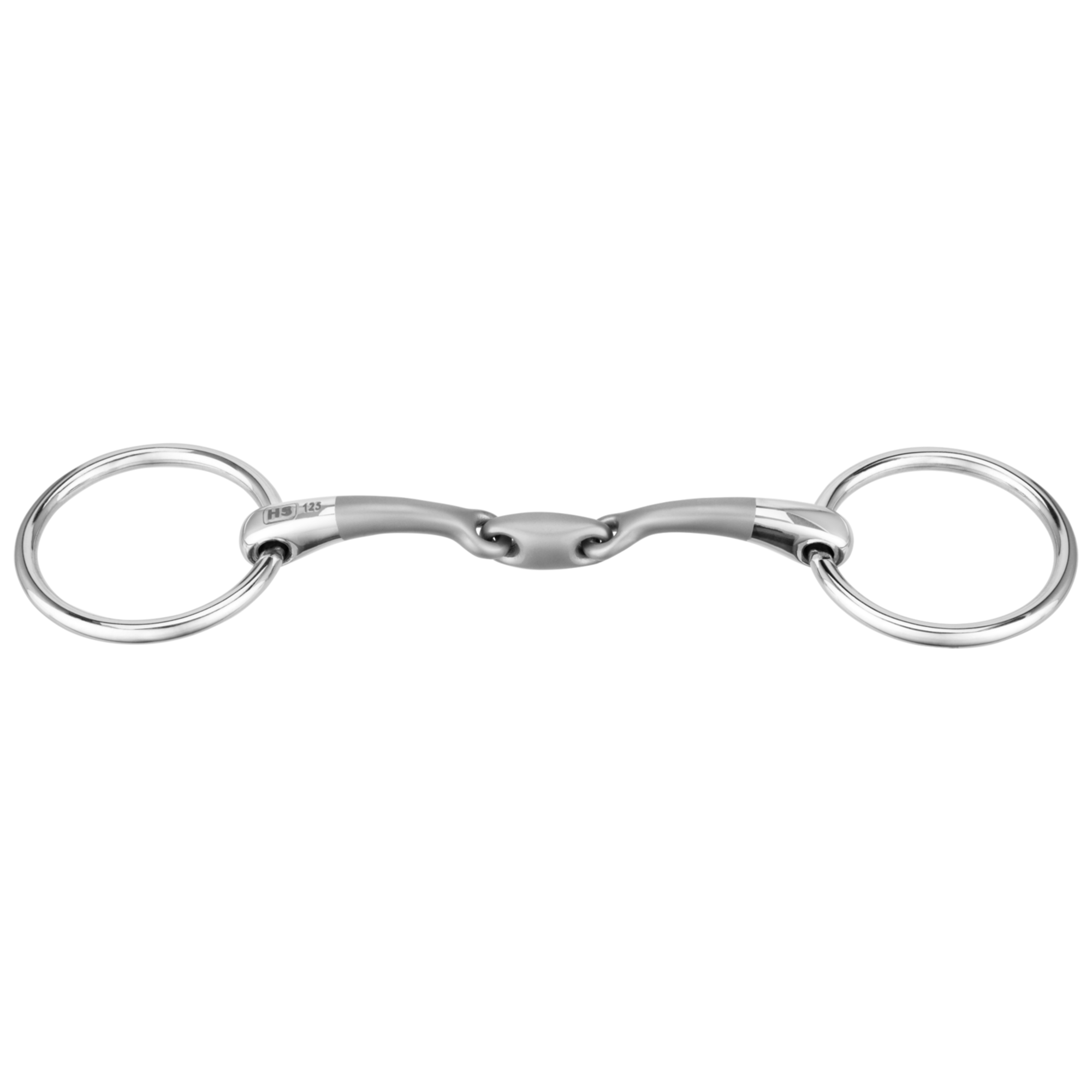 SATINOX Unterlegtrense 14 mm doppelt gebrochen - Edelstahl rostfrei