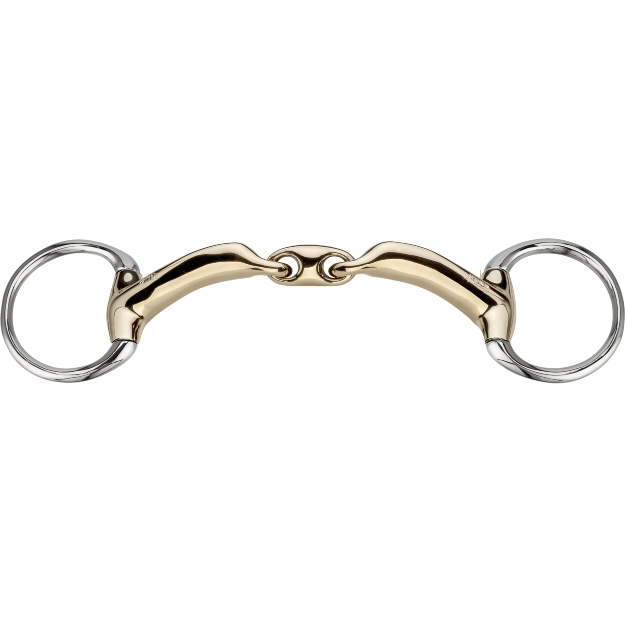 novocontact Olivenkopf-Unterlegtrense 14 mm doppelt gebrochen - Sensogan