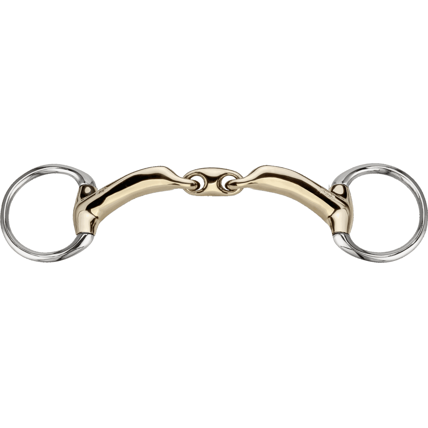 novocontact Olivenkopf-Unterlegtrense 14 mm doppelt gebrochen - Sensogan