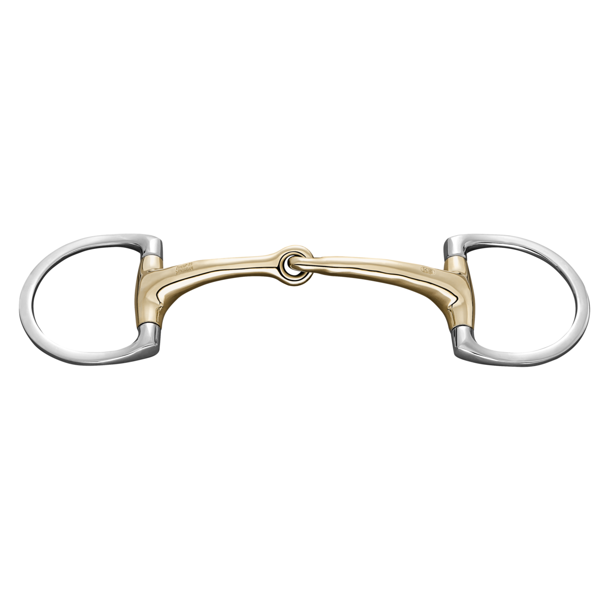 Dynamic RS Olivenkopfgebiss mit D-förmigem Ring 16 mm einfach gebrochen