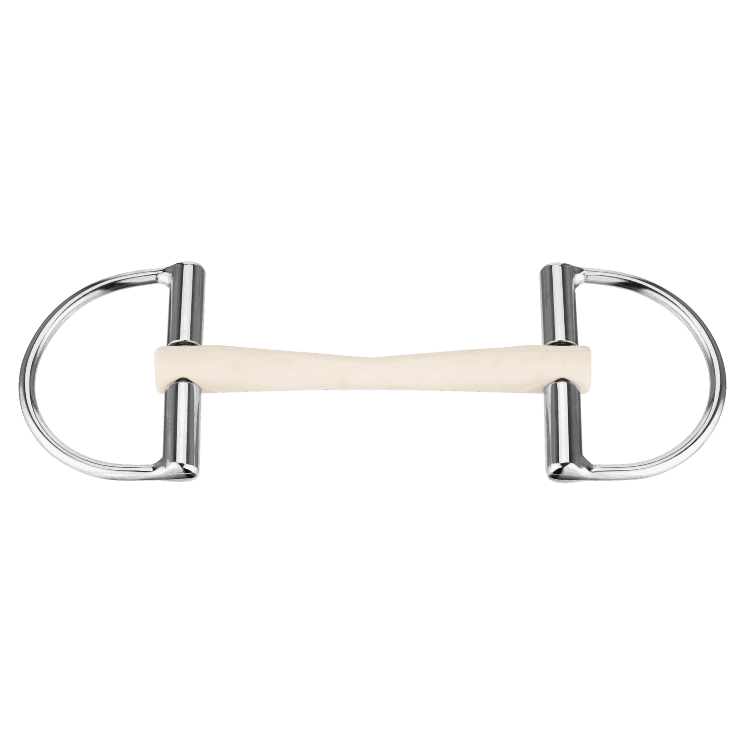 Duo D-Ring 16 mm mit zweifacher Einsatzmöglichkeit - Kunststoff weiß