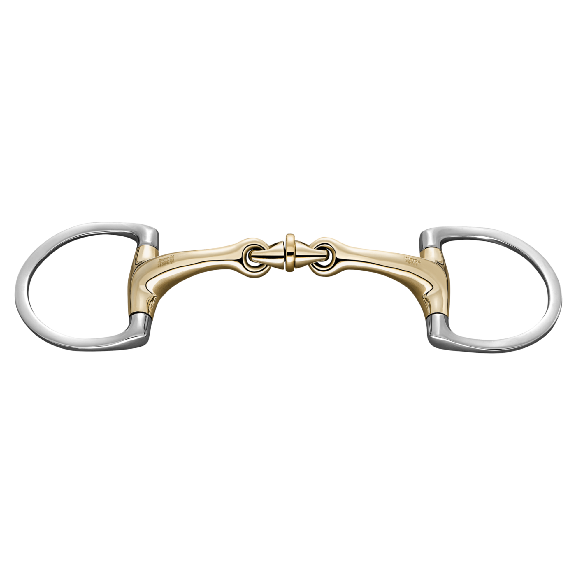 Dynamic RS WH ULTRA Olivenkopfgebiss mit D-förmigem Ring 16 mm doppelt gebrochen - Sensogan
