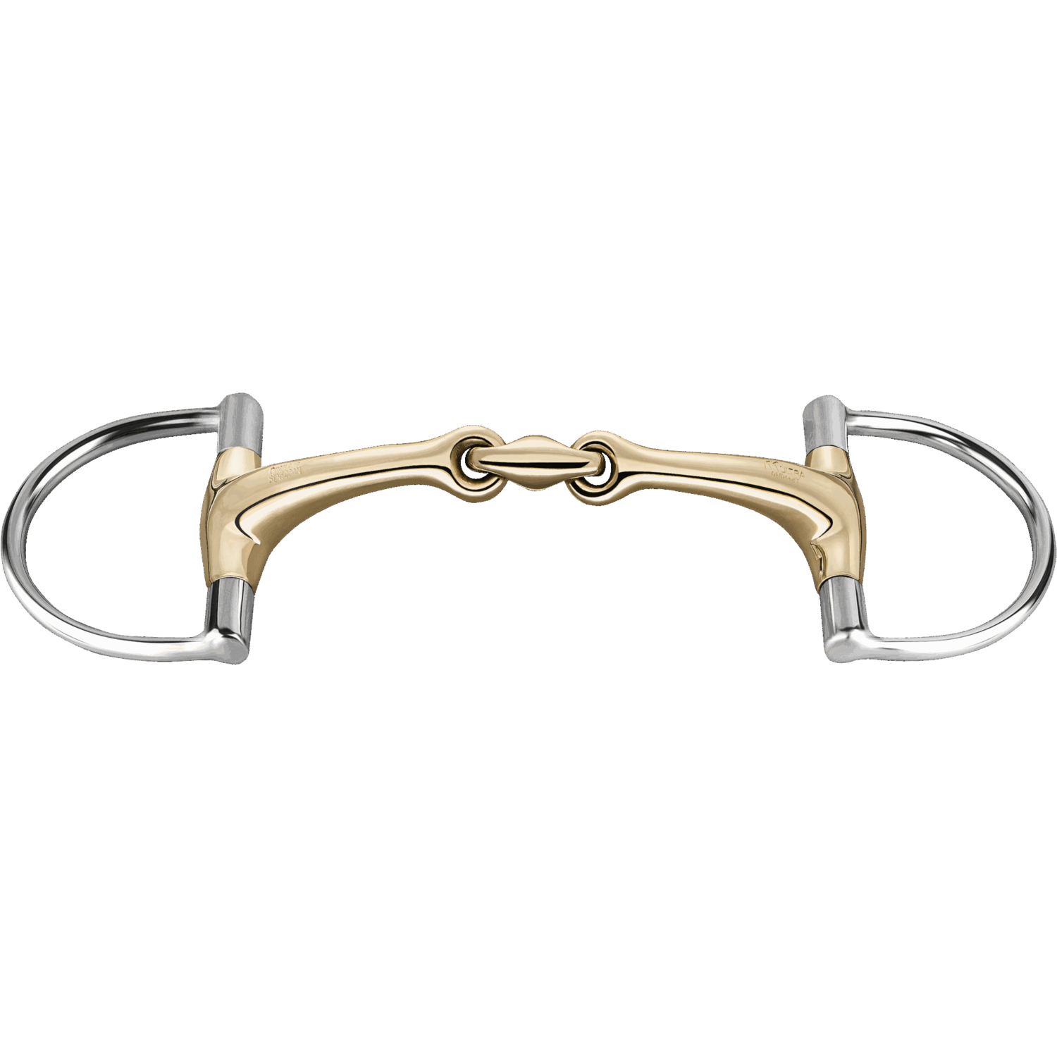 Dynamic RS - Hunter Jumper D-Ring, 14 mm doppelt gebrochen