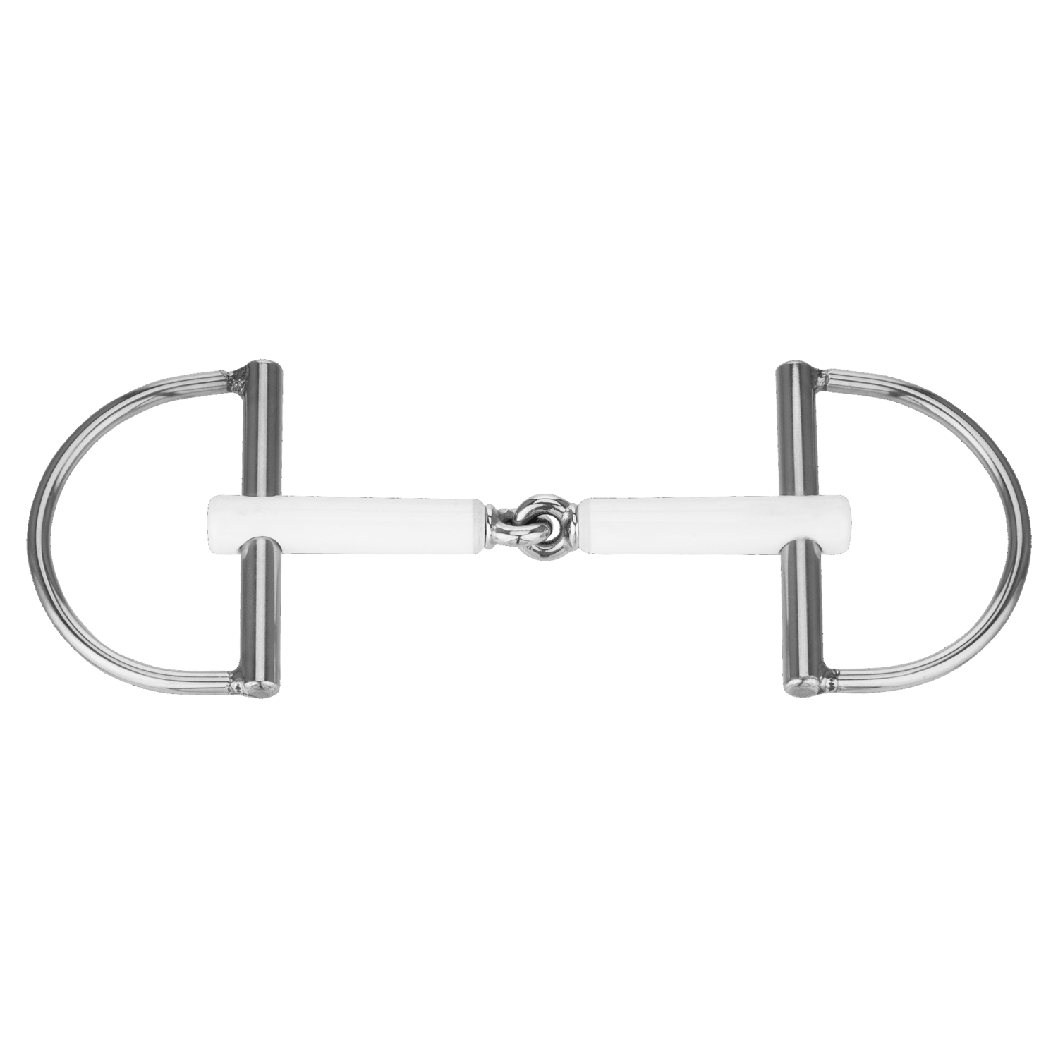 NATHE D-Ring Gebiss, einfach gebrochen, 15 mm