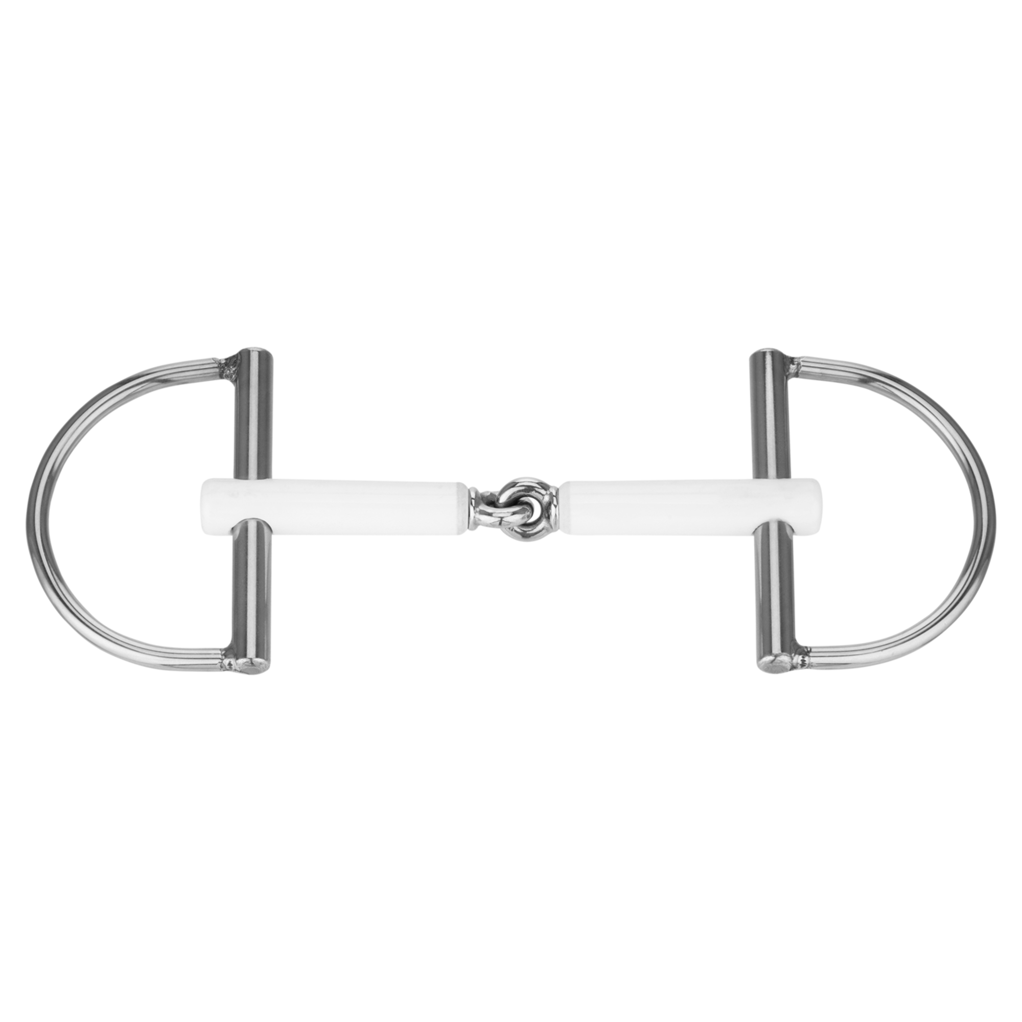 NATHE D-Ring Gebiss, einfach gebrochen, 15 mm
