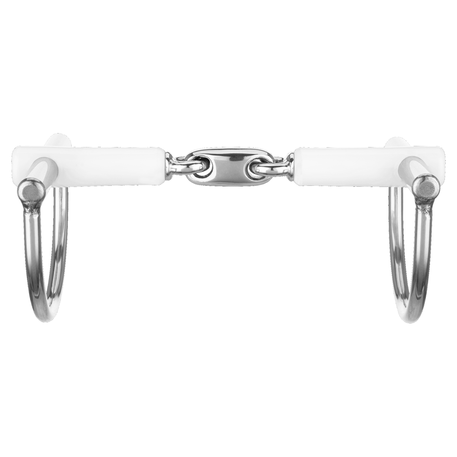 NATHE Control D-Ring Gebiss, doppelt gebrochen, mit Stangenwirkung, 15 mm