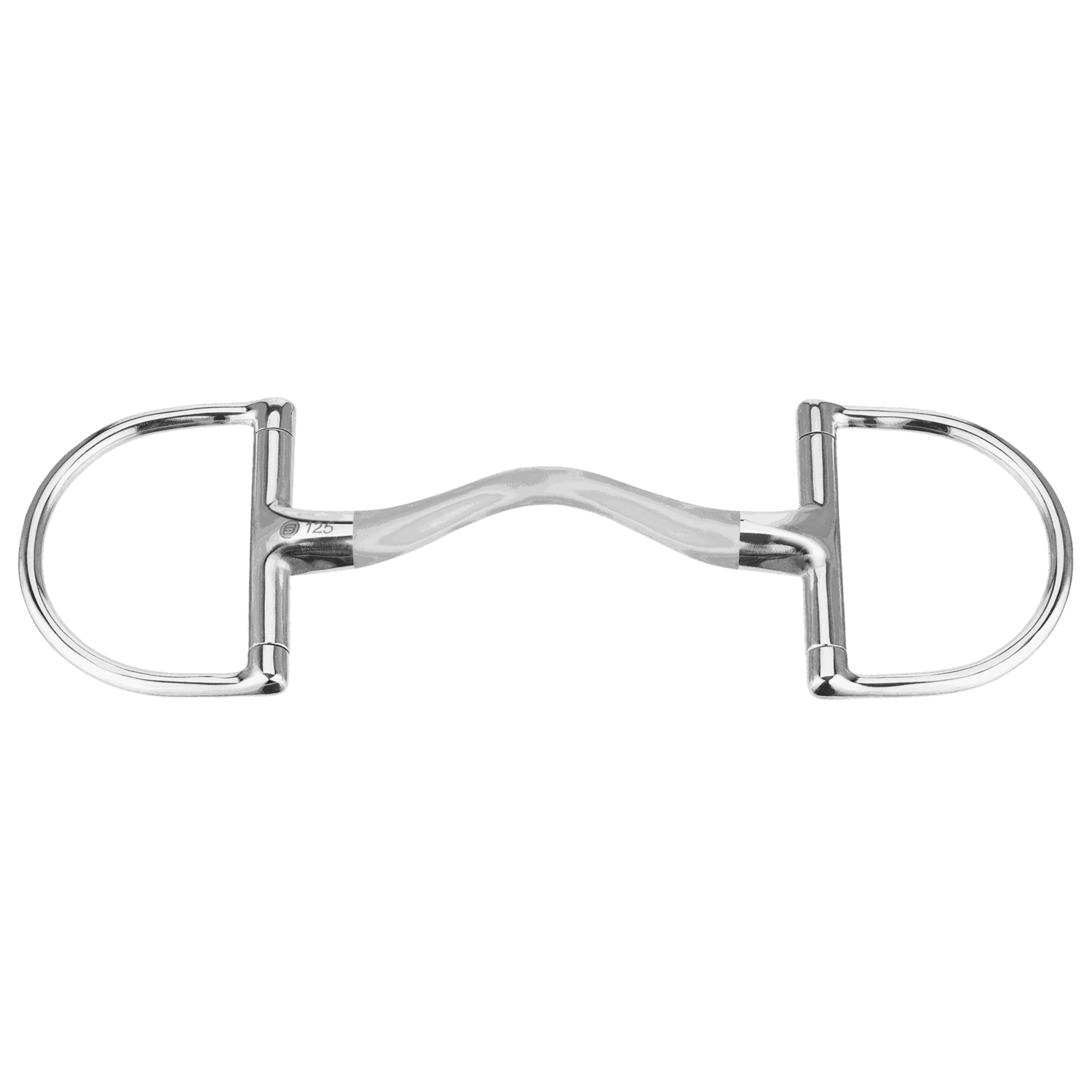 SATINOX CM D-Ring Stangengebiss 14 mm  - Edelstahl rostfrei